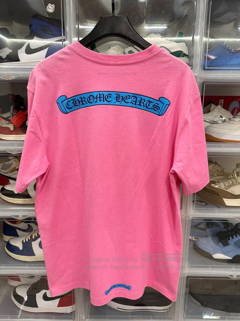 Chrome Hearts CHROME HEARTS Size XL Pink scroll short sleeve Size US XL / EU 56 / 4 - 3 Thumbnail
