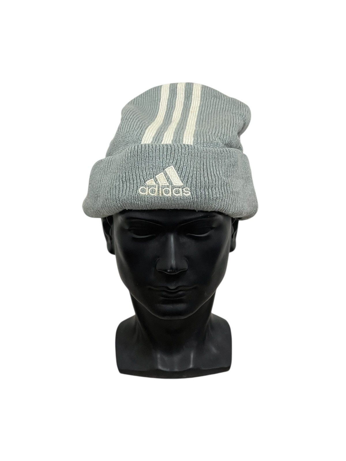 Adidas Vintage Adidas Big Logo Beanie Hat Size ONE SIZE - 1 Thumbnail