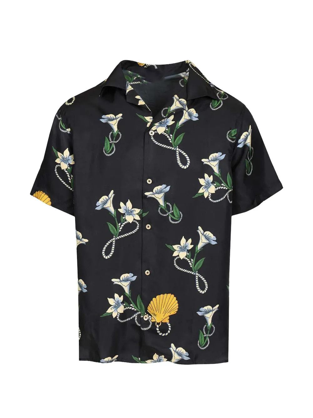Other Shell & Floral Shirt 🐚🌸✨ | Coastal Garden Print Tee Size US S / EU 44-46 / 1 - 1 Thumbnail