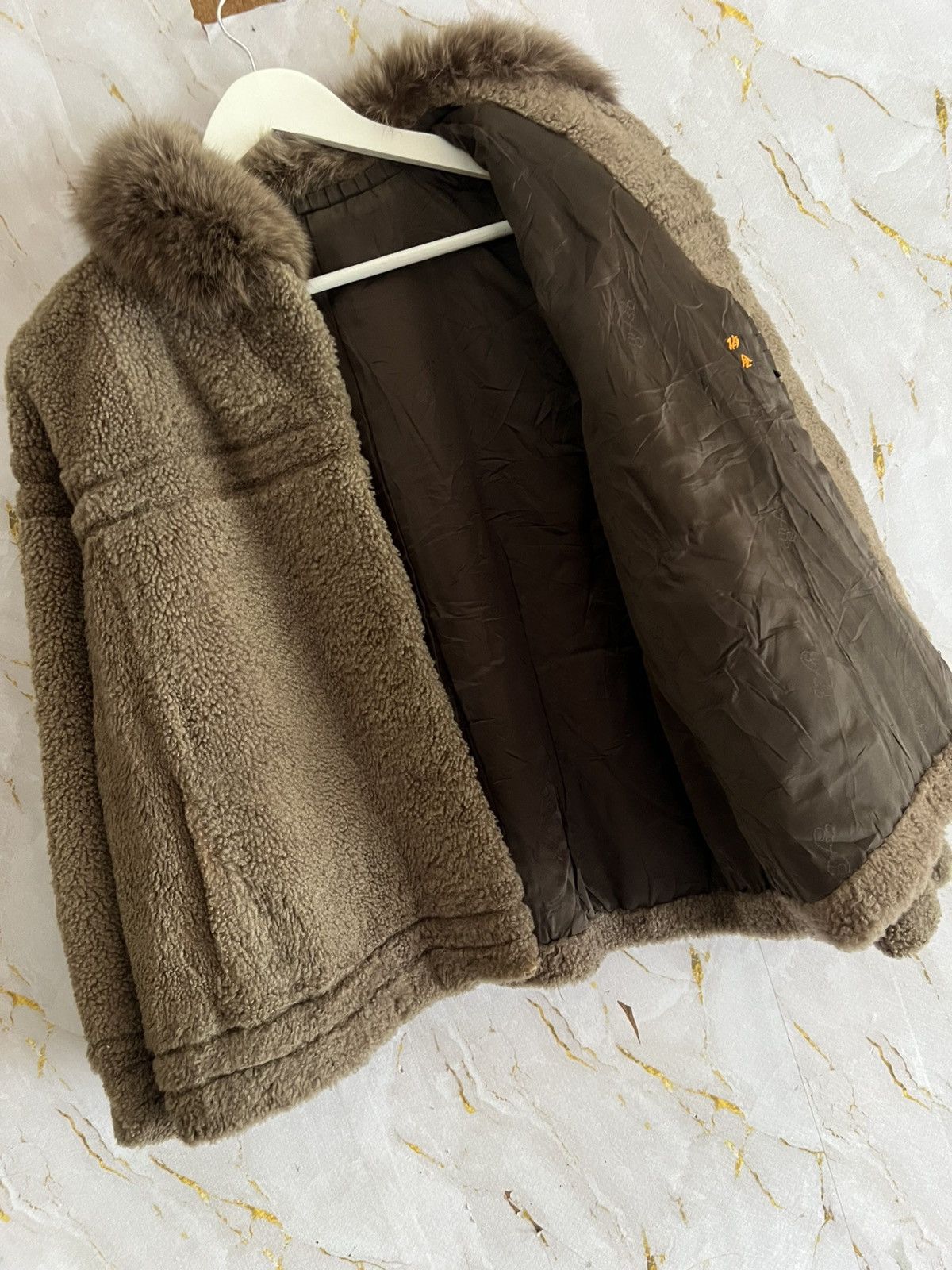 Japanese Brand STIFFANY VINTAGE FUR JACKET – LUXURY ARCHIVE STREETWEAR Size L / US 10 / IT 46 - 6 Thumbnail