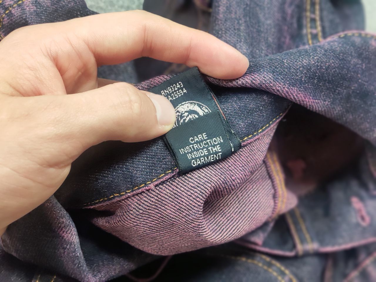 Vintage Diesel Track Dyed Jacket if six was nine Y2K Style