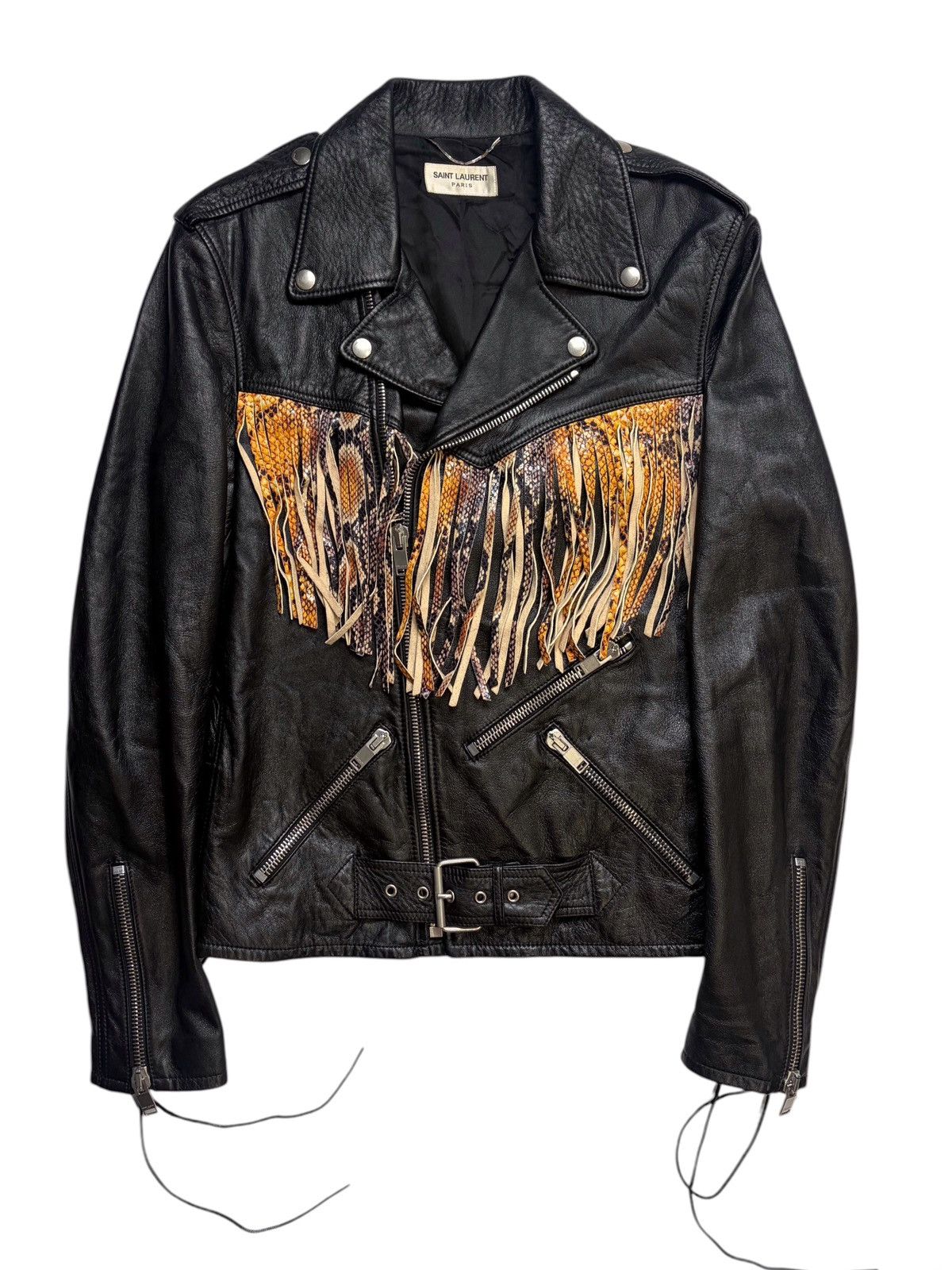 Saint Laurent Paris Curtis Fringe Jacket | Grailed