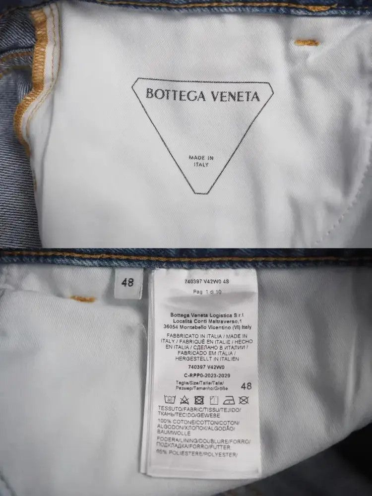 Bottega Veneta Sz 48 Bottega Venera ASAP Rocky Wide Leg Denim Size US 32 / EU 48 - 7 Thumbnail