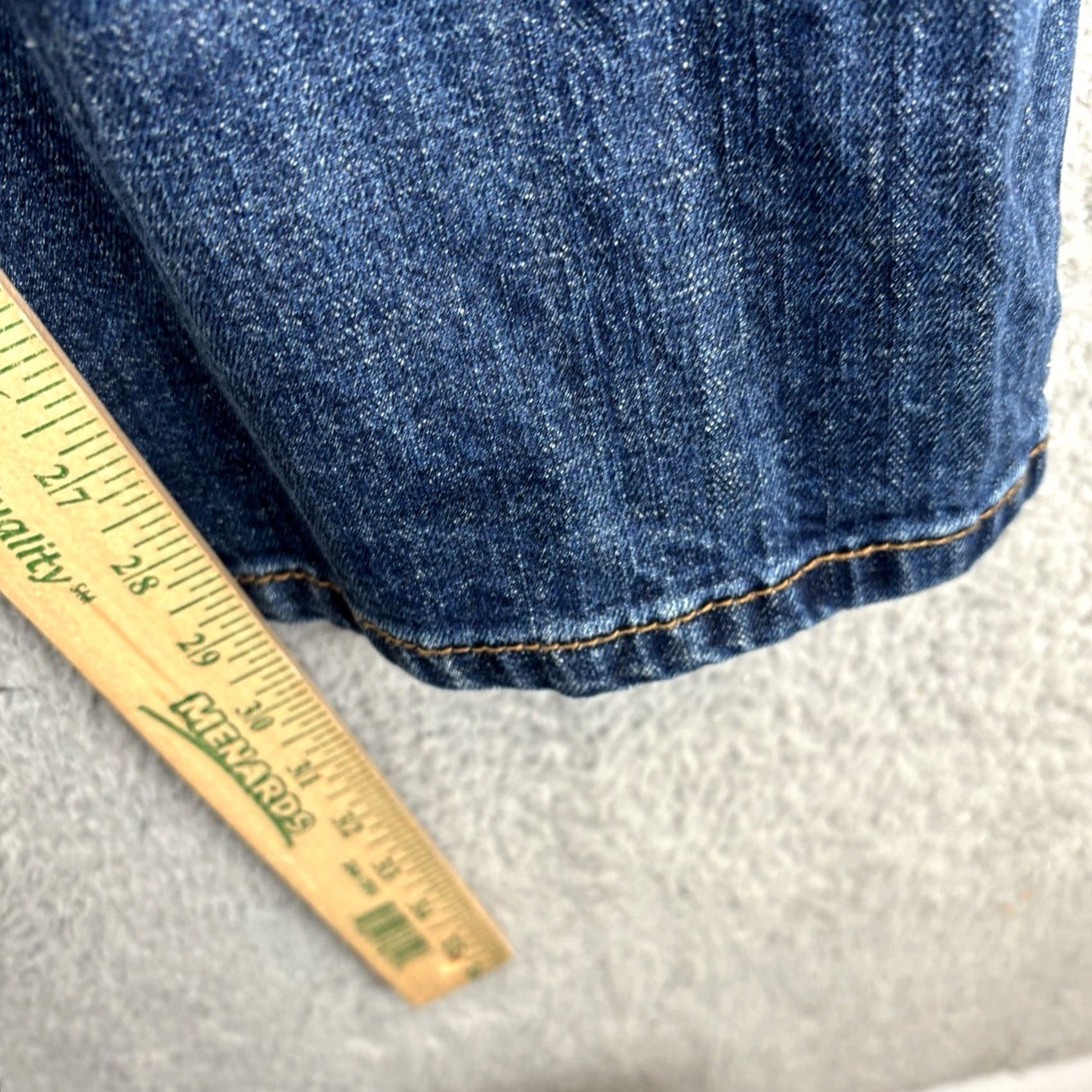 Wrangler Wrangler Retro Relaxed Boot Jeans 32x29 32x30 Dark Wash Blue Denim Western Cowboy Mens Regular 5-Pocket Stretch Vintage: No Size US 32 / EU 48 - 5 Thumbnail