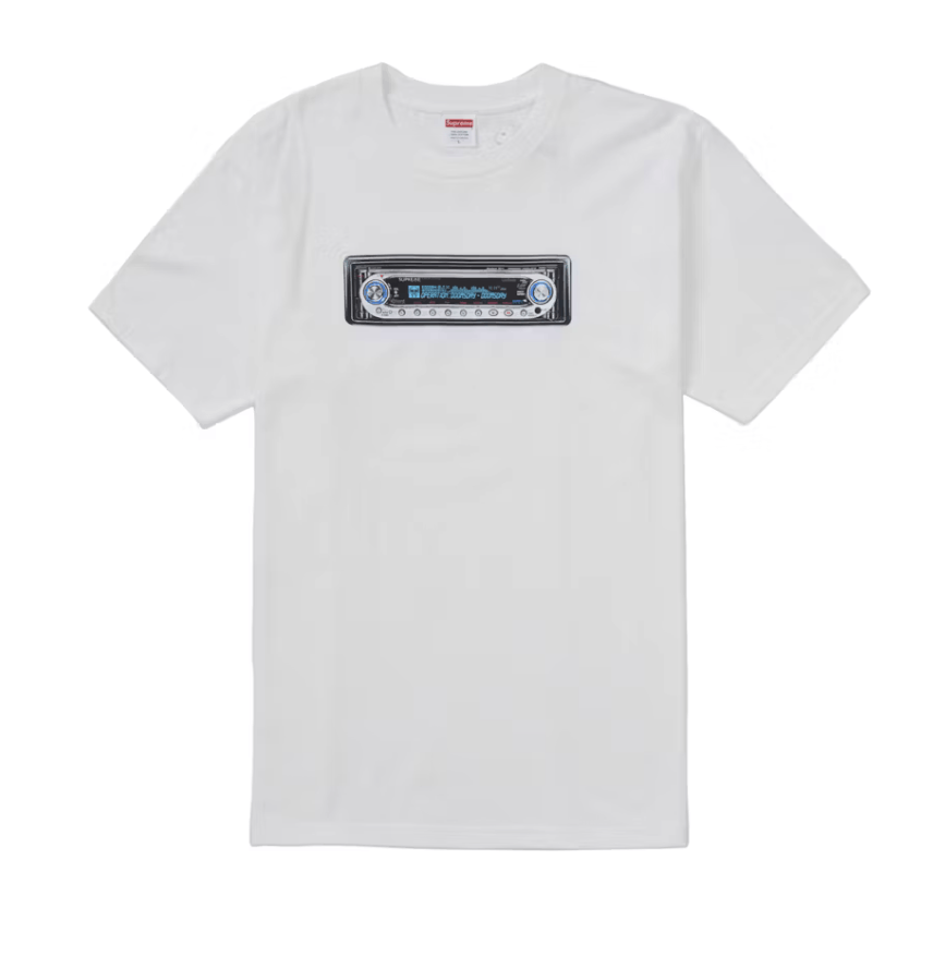 Supreme Supreme Receiver Tee White M Size US M / EU 48-50 / 2 - 1 Thumbnail