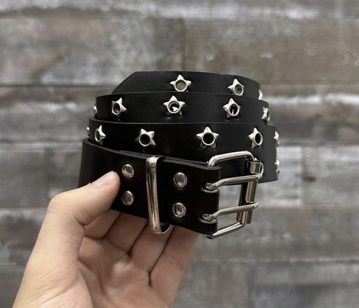 Japanese Brand BLACK STAR BELT 32 MENS2 Size 30 - 2 Thumbnail