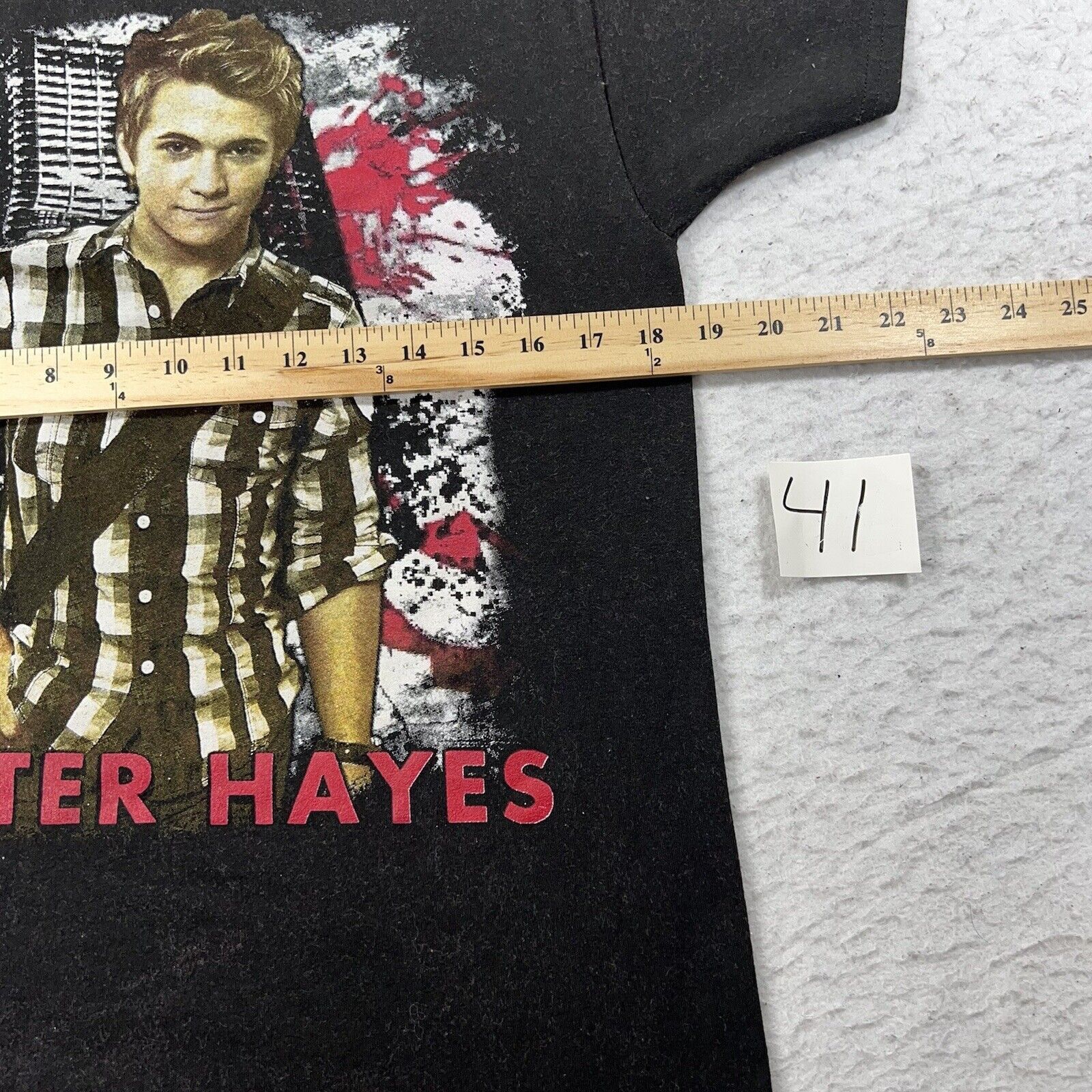Hanes Hunter Hayes Medium Tattoo Your Name 2014 Graphic T Shirt Size US M / EU 48-50 / 2 - 8 Thumbnail