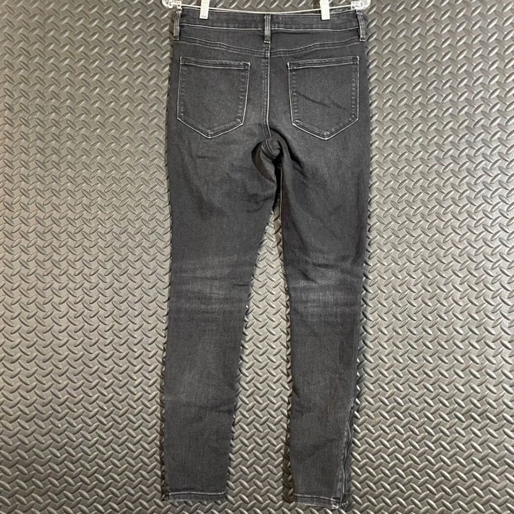 Athleta Athleta Sculptek Zíper Black Washed Denim Jeans High Rise Women's Size 6 Size 28" / US 6 / IT 42 - 2 Thumbnail
