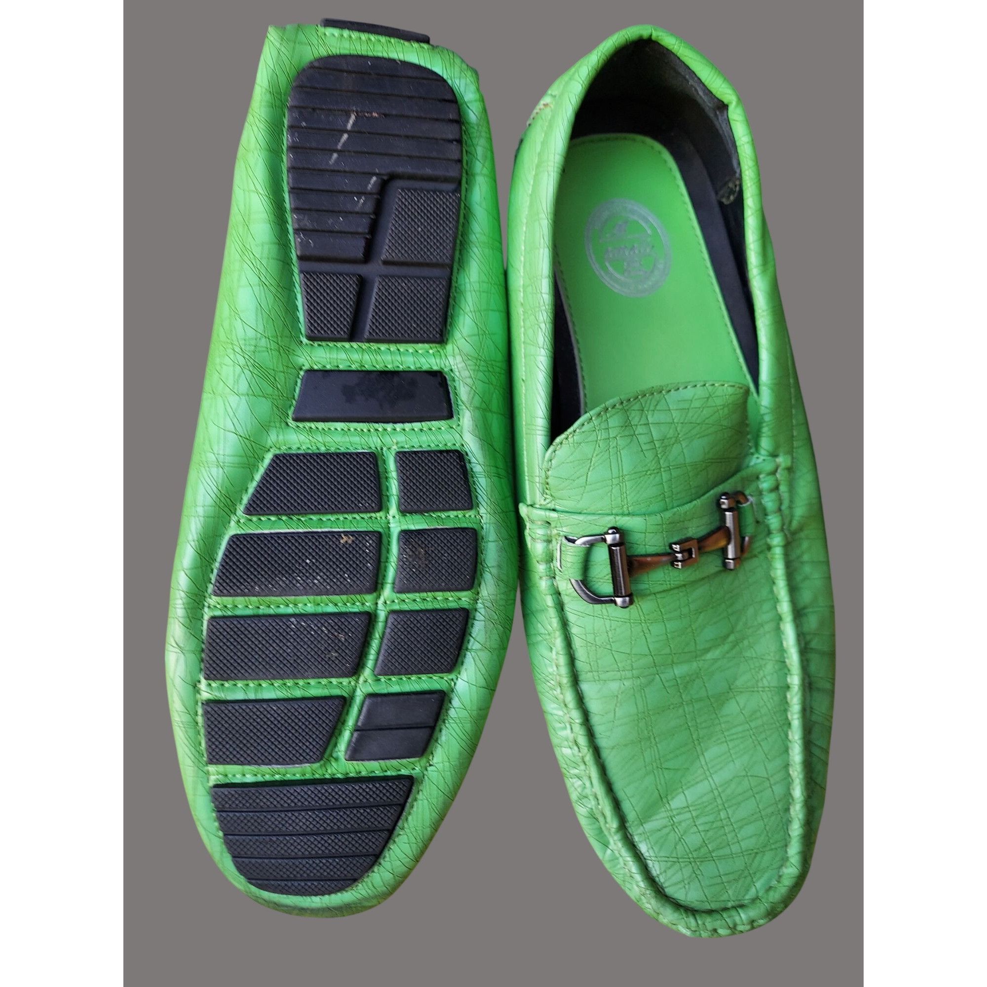 Other Amali Mens Size 14 Green Moccasins Business and Casual Wear Size US 14 / EU 47 - 2 Thumbnail