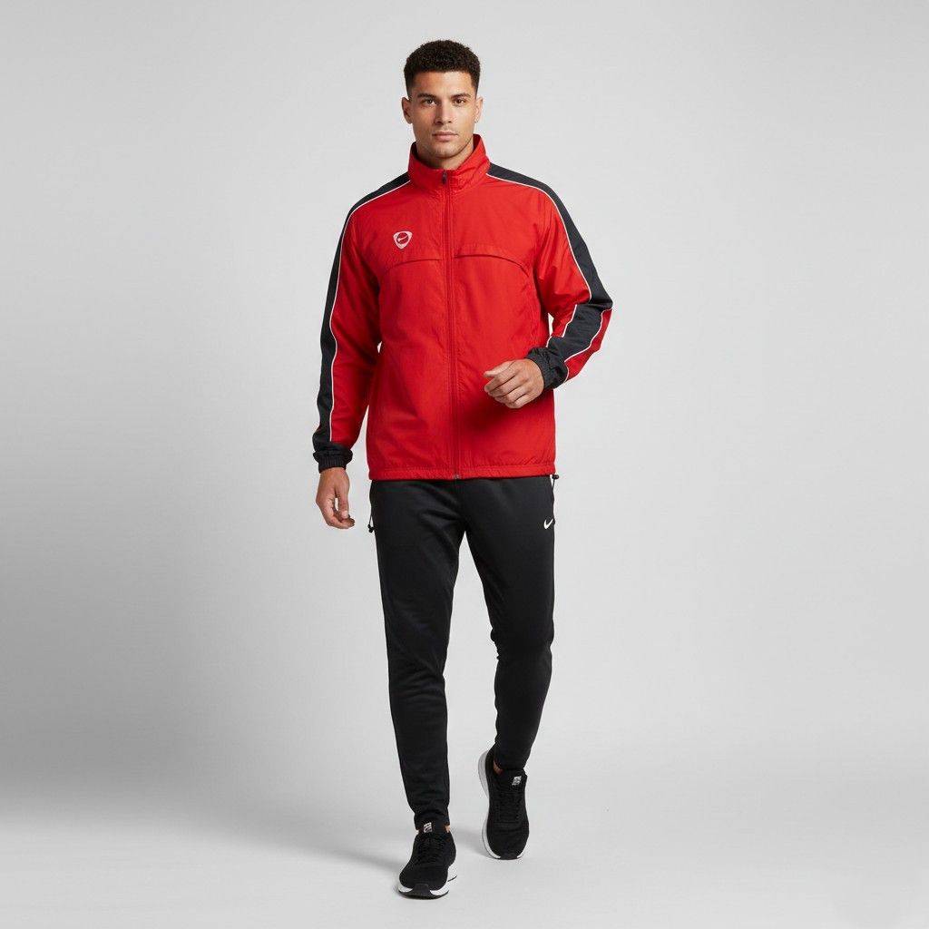 Nike Nike Mens L Jacket Red Active Full Zipper Nylon 2500 Size US L / EU 52-54 / 3 - 1 Thumbnail