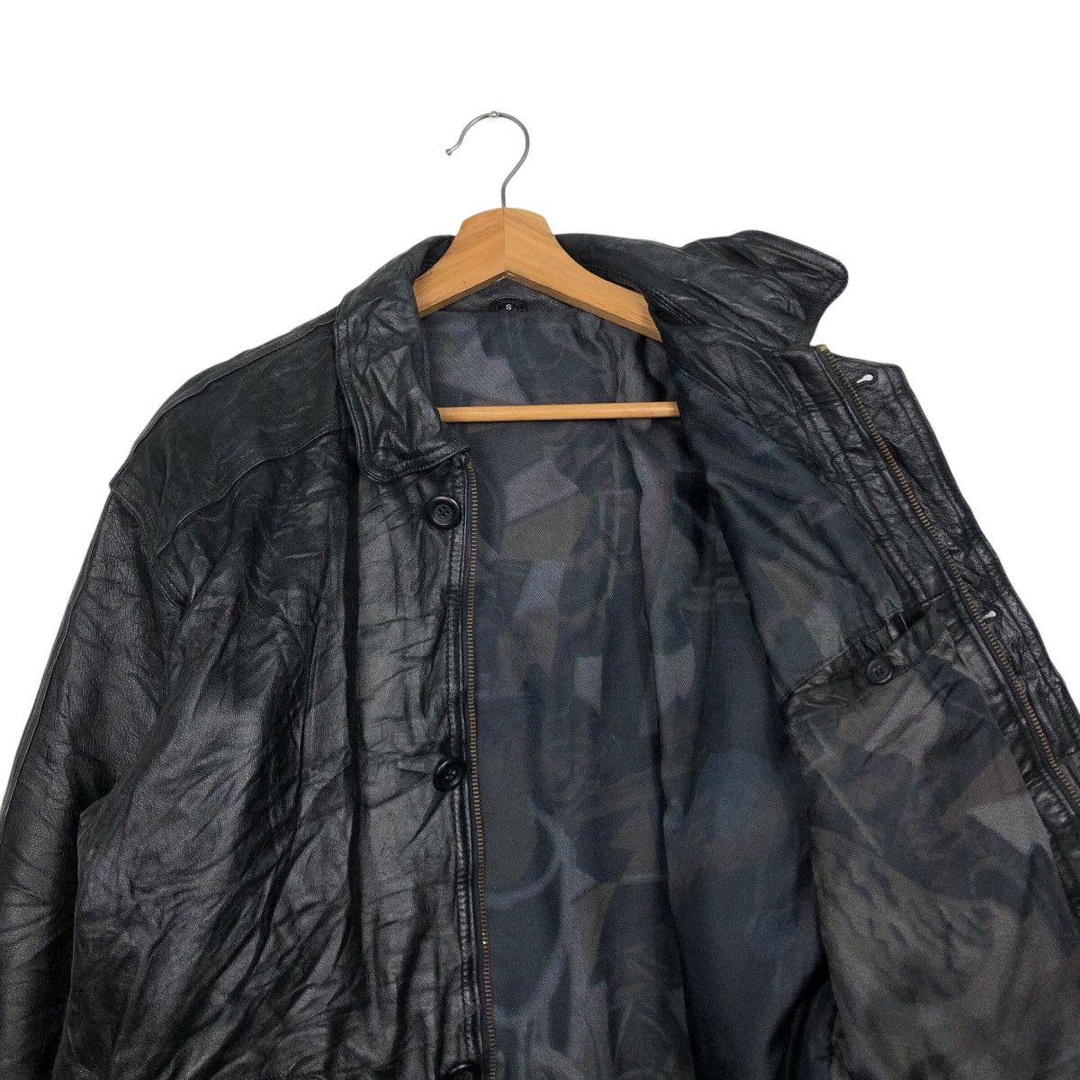 Japanese Brand 📌Vintage Biker Genuine Leather Jacket Issey Miyake Size US S / EU 44-46 / 1 - 13 Thumbnail