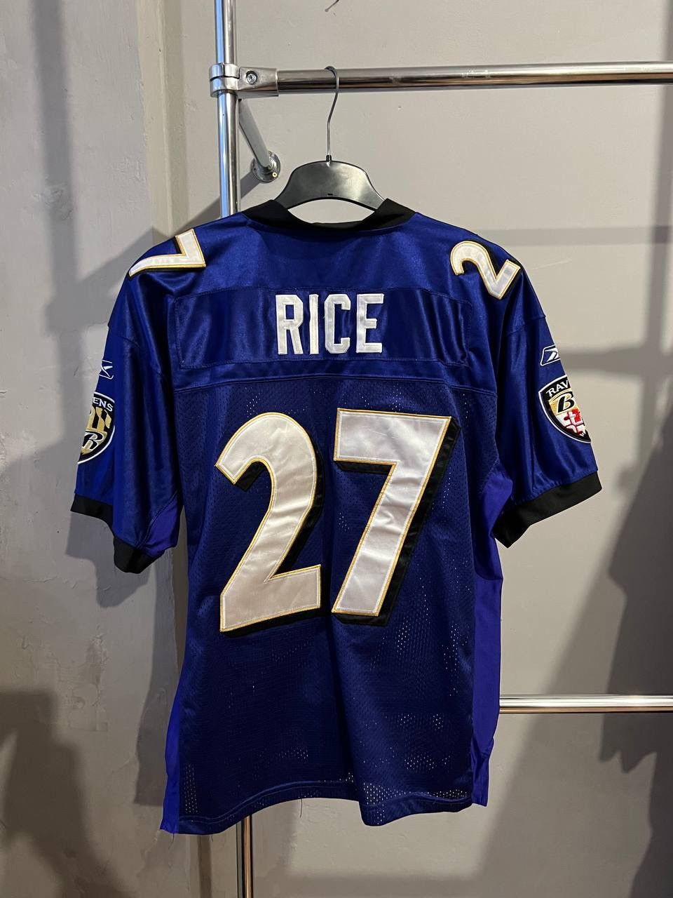 NFL BALTIMORE RAVENS #27 RAY RICE FOOTBALL SHIRT JERSEY SIZE 50 Size US M / EU 48-50 / 2 - 3 Thumbnail