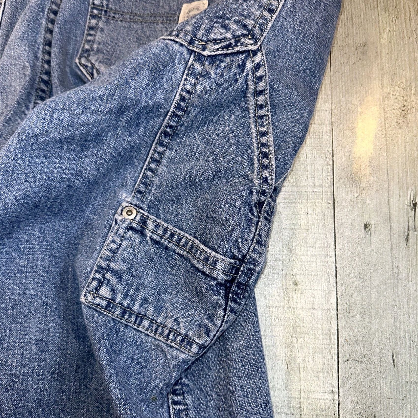 Vintage VINTAGE Arizona Jeans Carpenter Shorts Men 34 Blue 90s Size US 34 / EU 50 - 4 Thumbnail