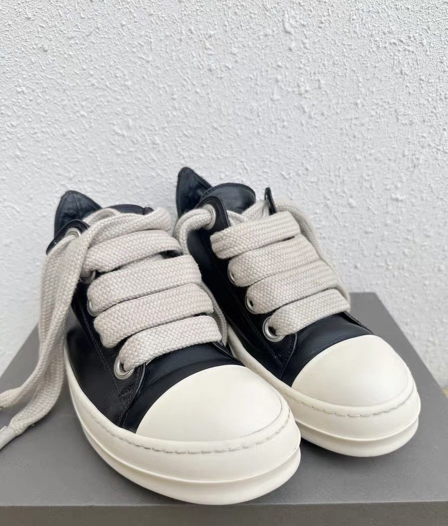 Rick Owens Rick Owens New Leather High-Top with Thick Laces Size US 8 / EU 41 - 4 Thumbnail