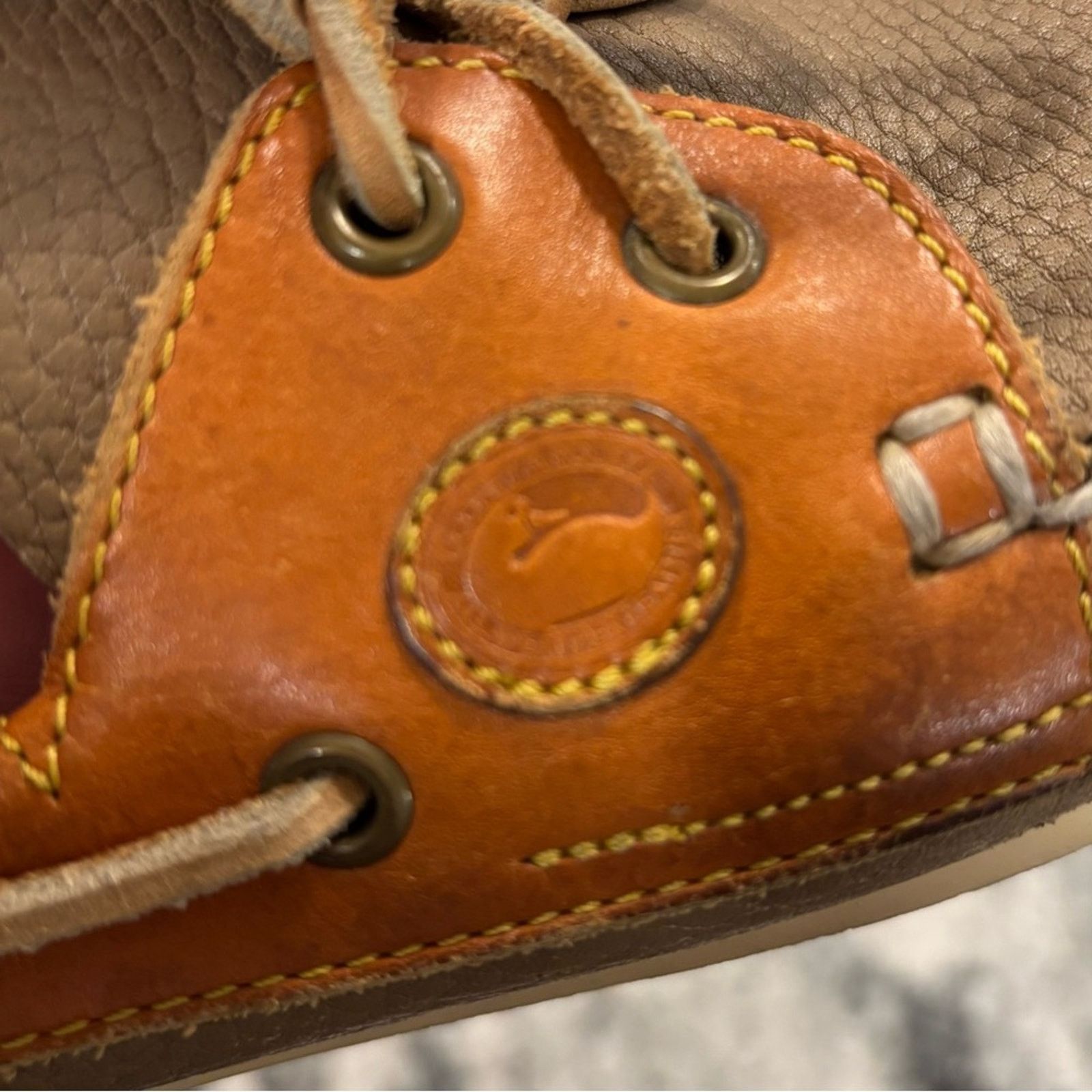 Dooney & Bourke Vintage DOONEY & BOURKE Leather Boat Shoes, Size 8 Size US 8 / IT 38 - 12 Thumbnail