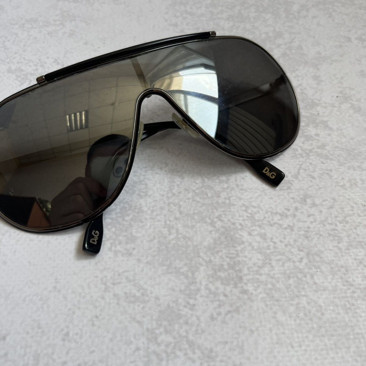 Dolce & Gabbana × Vintage Dolce Gabanna Mask logo vintage sunglasses dg6075 079/6g Size ONE SIZE - 5 Thumbnail
