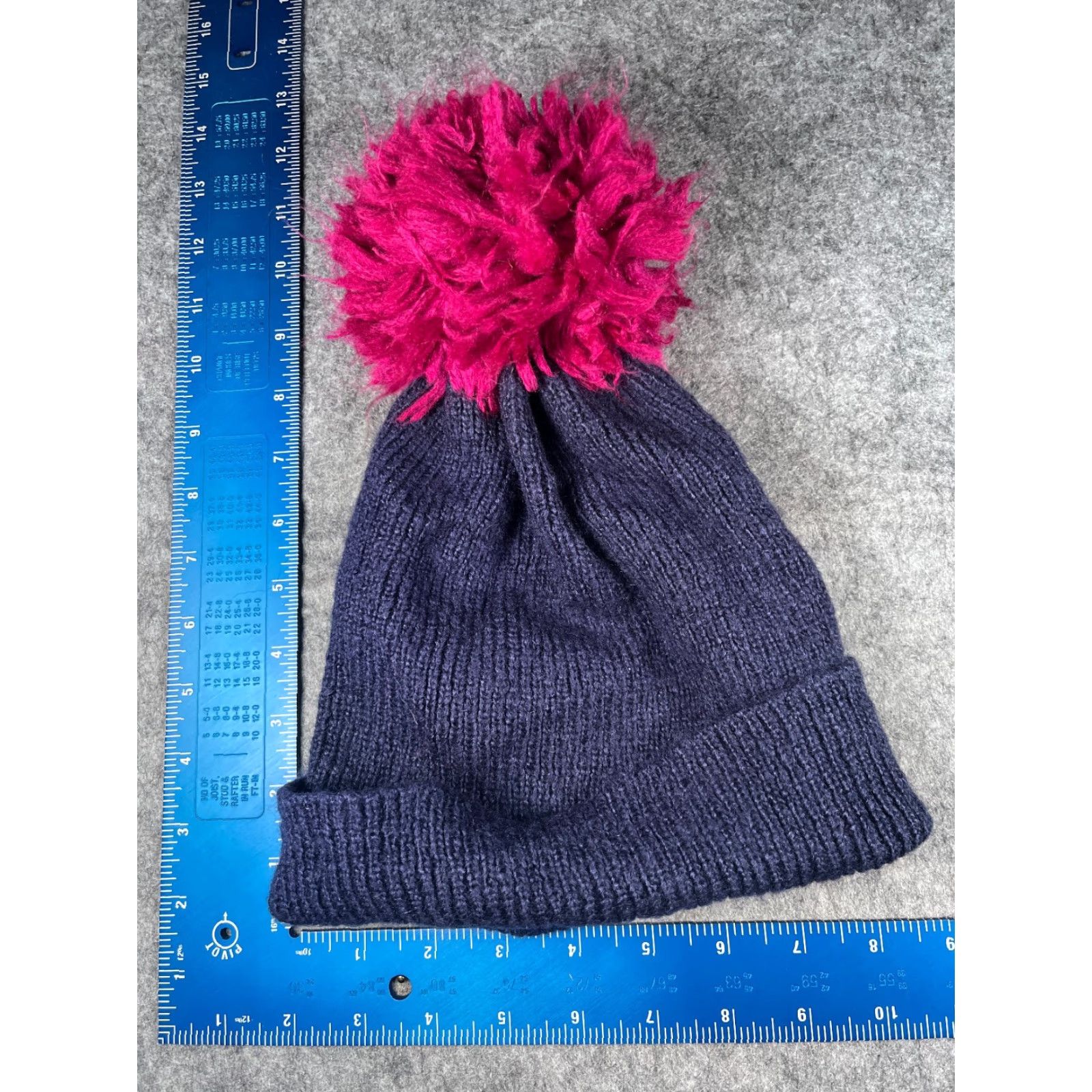 Vintage Wooden Ships Toque Knit Wool Acrylic Blend Beanie Adult One Size Blue Winter Ski Outdoor Mens Womens Unisex Beanie Size ONE SIZE - 4 Thumbnail