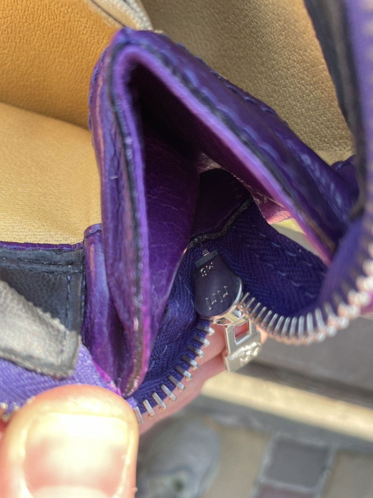 Maison Mollerus Maison Mollerus Violet Leather Bag Size ONE SIZE - 12 Thumbnail