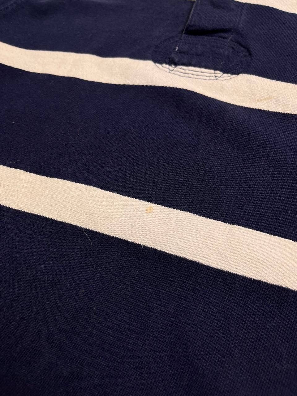 Polo Ralph Lauren × Vintage Vintage Polo Ralph Lauren Striped Rugby Shirt Y2K XL Size US XL / EU 56 / 4 - 4 Thumbnail