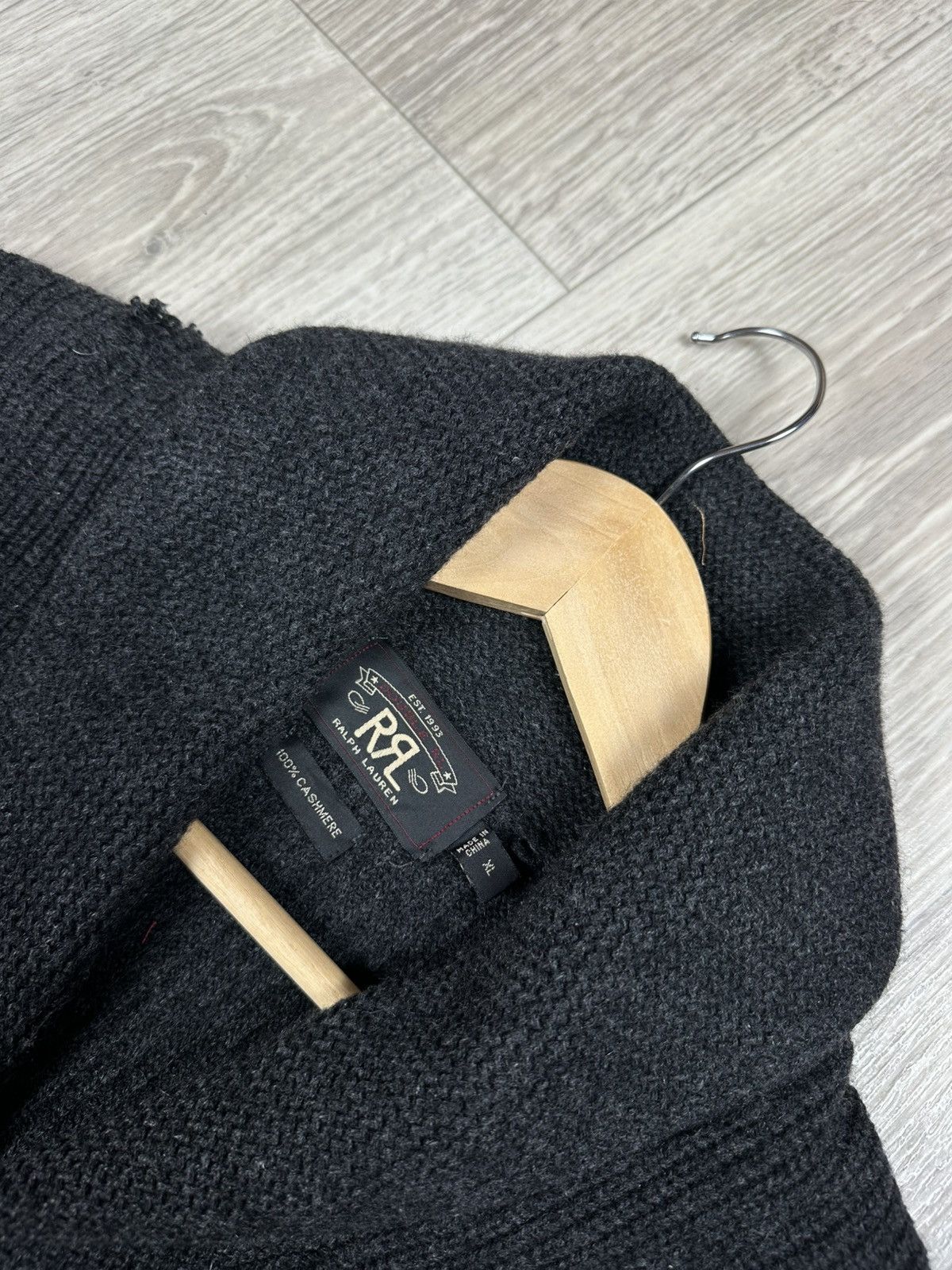 RRL Ralph Lauren RRL Ralph Lauren Cashmere Distressed Cardigan Sweater Size US XL / EU 56 / 4 - 11 Thumbnail