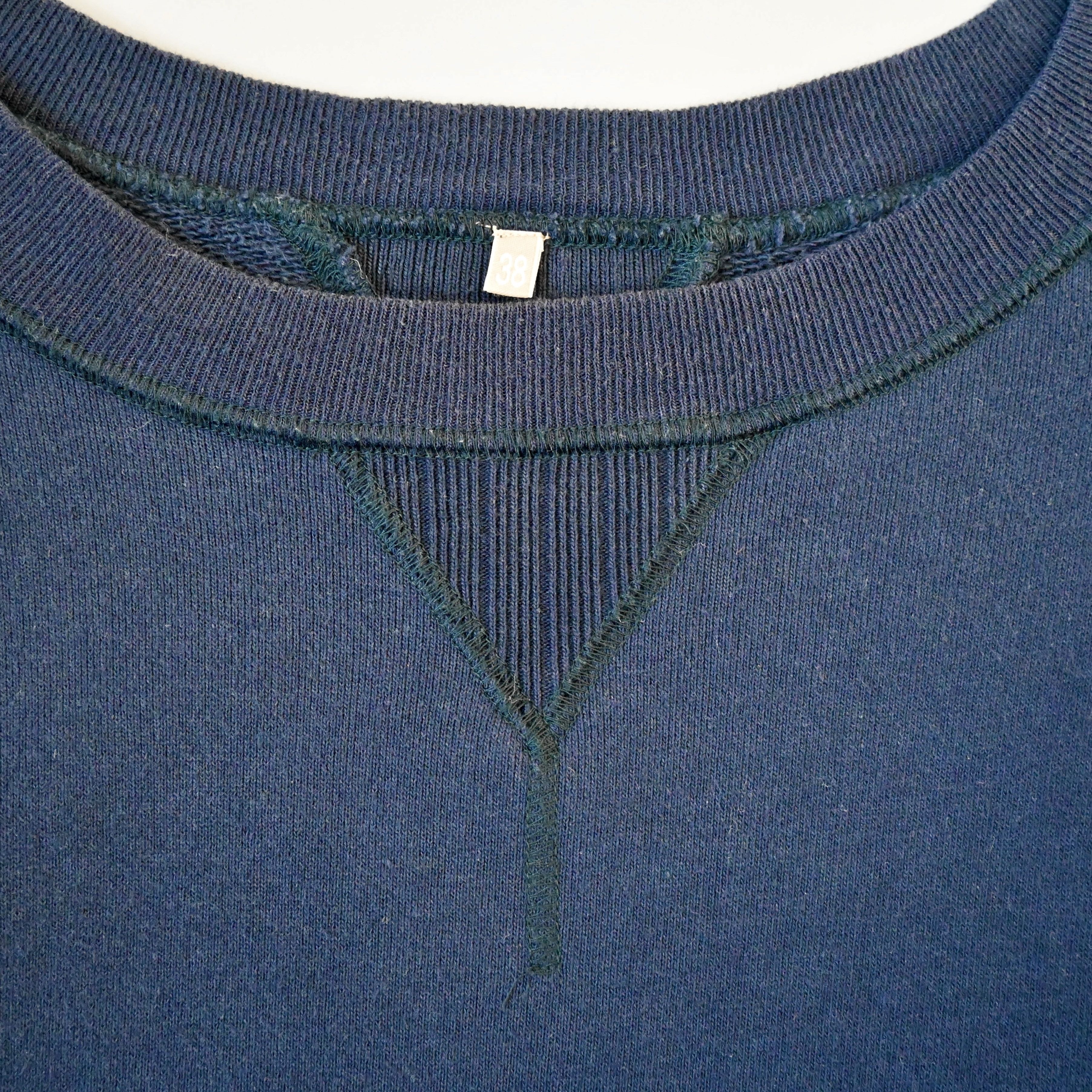 Nigel Cabourn Nigel Caborn all cotton sweatshirt navy, made in Japan Size US S / EU 44-46 / 1 - 8 Thumbnail
