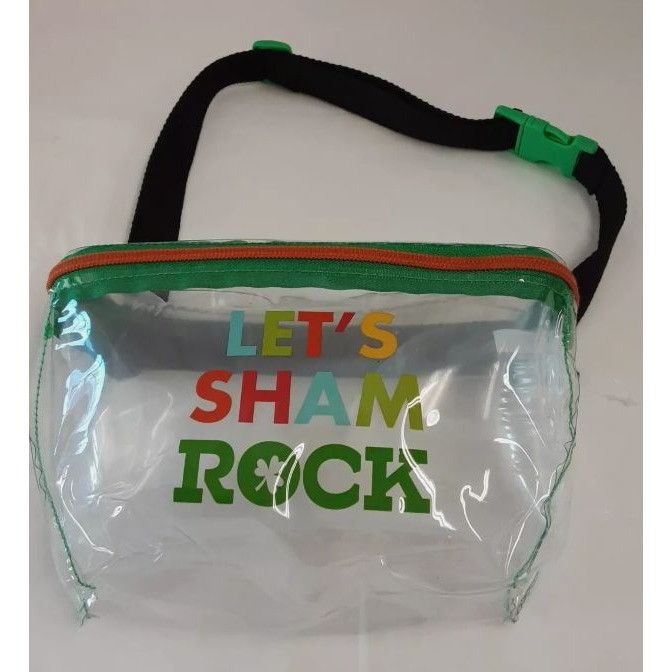 Other Clear Vinyl "Lets Shamrock" Waist Bag With Adjustable Strap Size ONE SIZE - 1 Preview