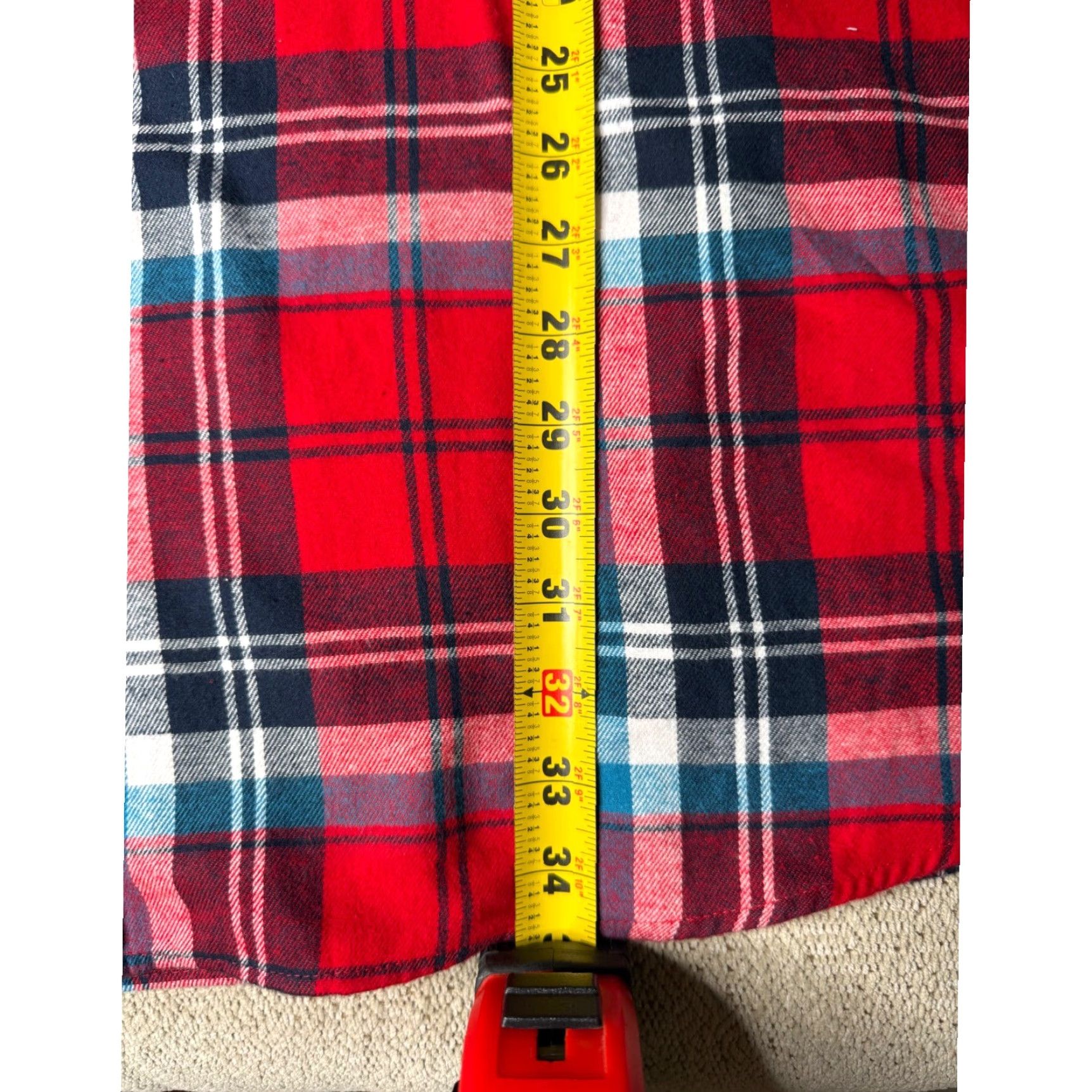 Vintage HB Flannel Shirt DXL Red Plaid Long Sleeve Button Up Casual 3XLT Size US XXL / EU 58 / 5 - 7 Thumbnail
