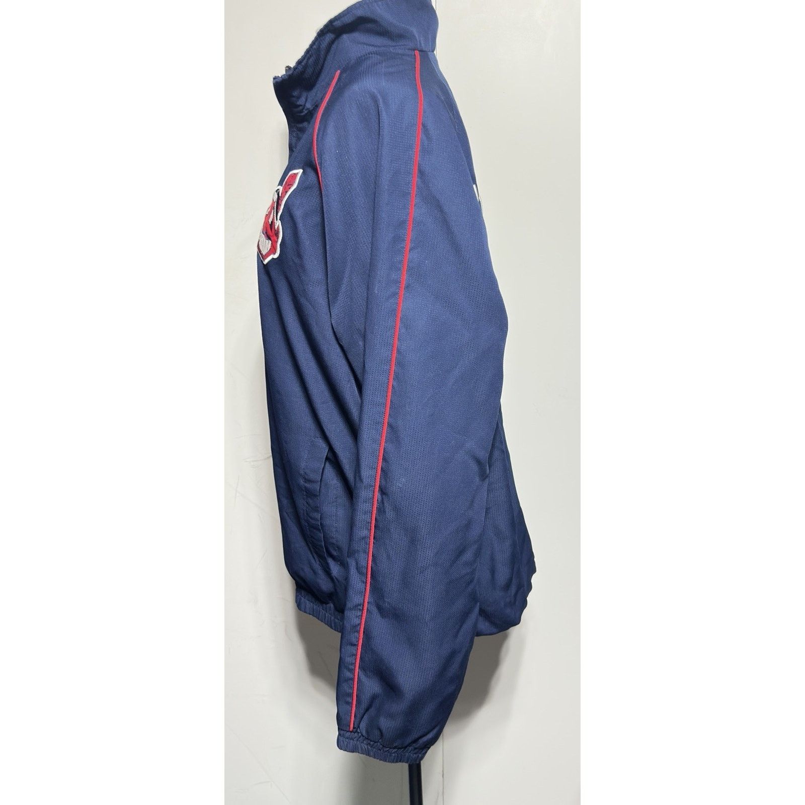 MLB Vtg Cleveland Indians Carl Banks G3 Big Logo Jacket Medium Size US M / EU 48-50 / 2 - 4 Thumbnail