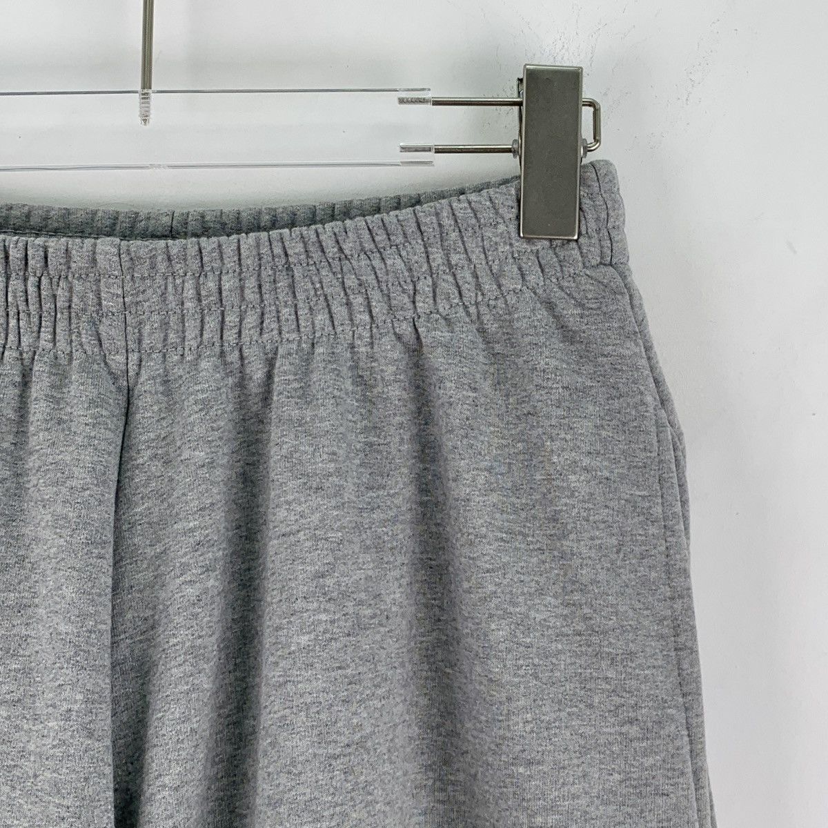 Balenciaga Balenciaga 24 Style Grey Cotton Wide-Leg Cropped Pants K26WX Size 25" / US 0 / IT 36 - 3 Thumbnail