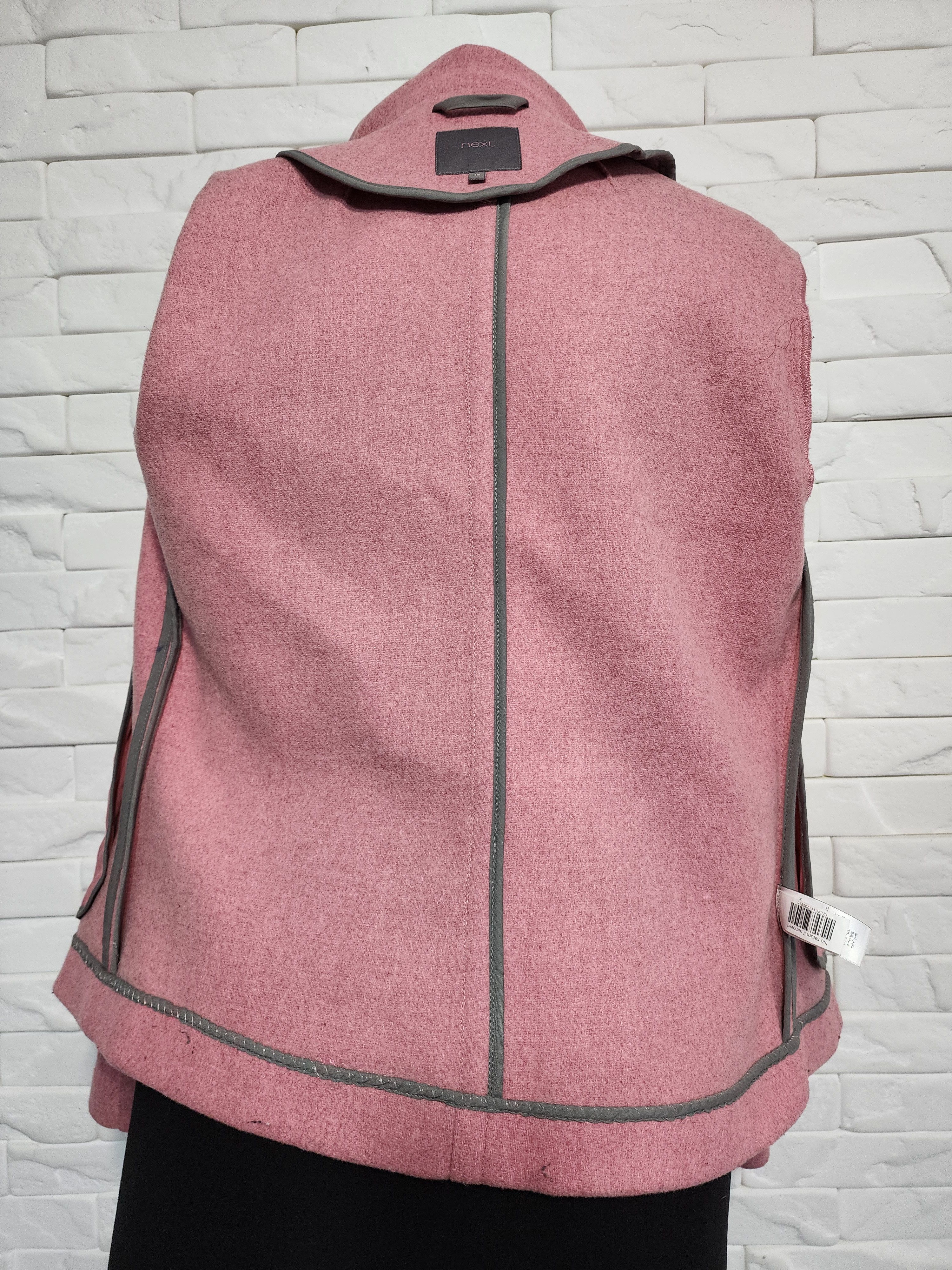 NEXT Pink Trench Coat: Women's Jackrt. Size M / US 6-8 / IT 42-44 - 7 Thumbnail
