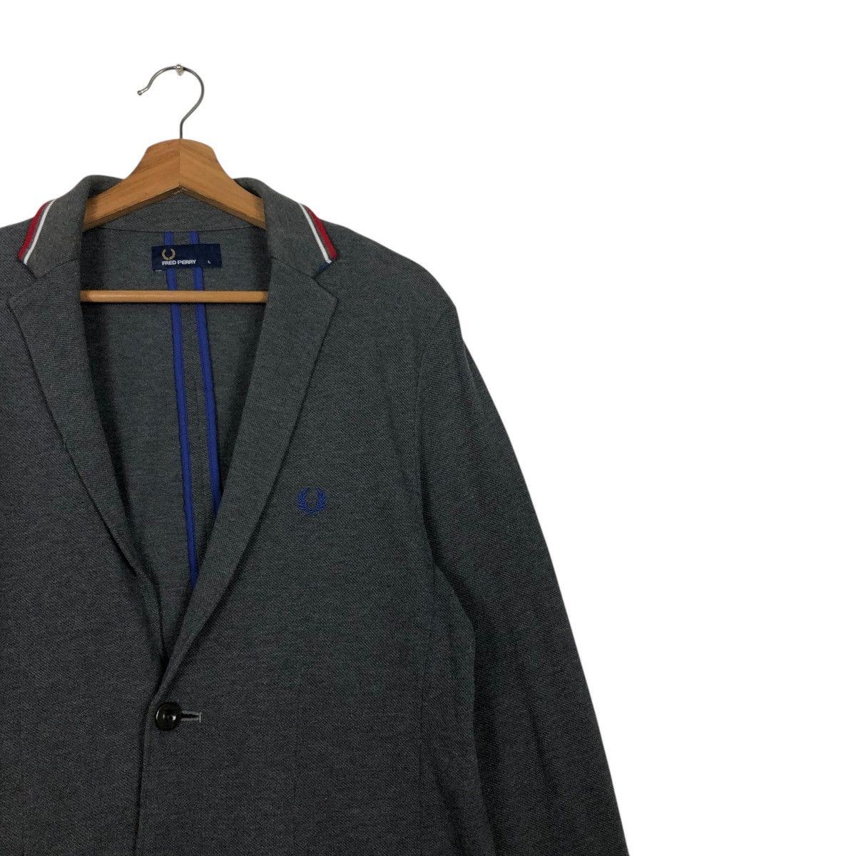 Japanese Brand 🔥VINTAGE BUTTON JACKET CARDIGAN FRED PERRY Size US L / EU 52-54 / 3 - 8 Thumbnail