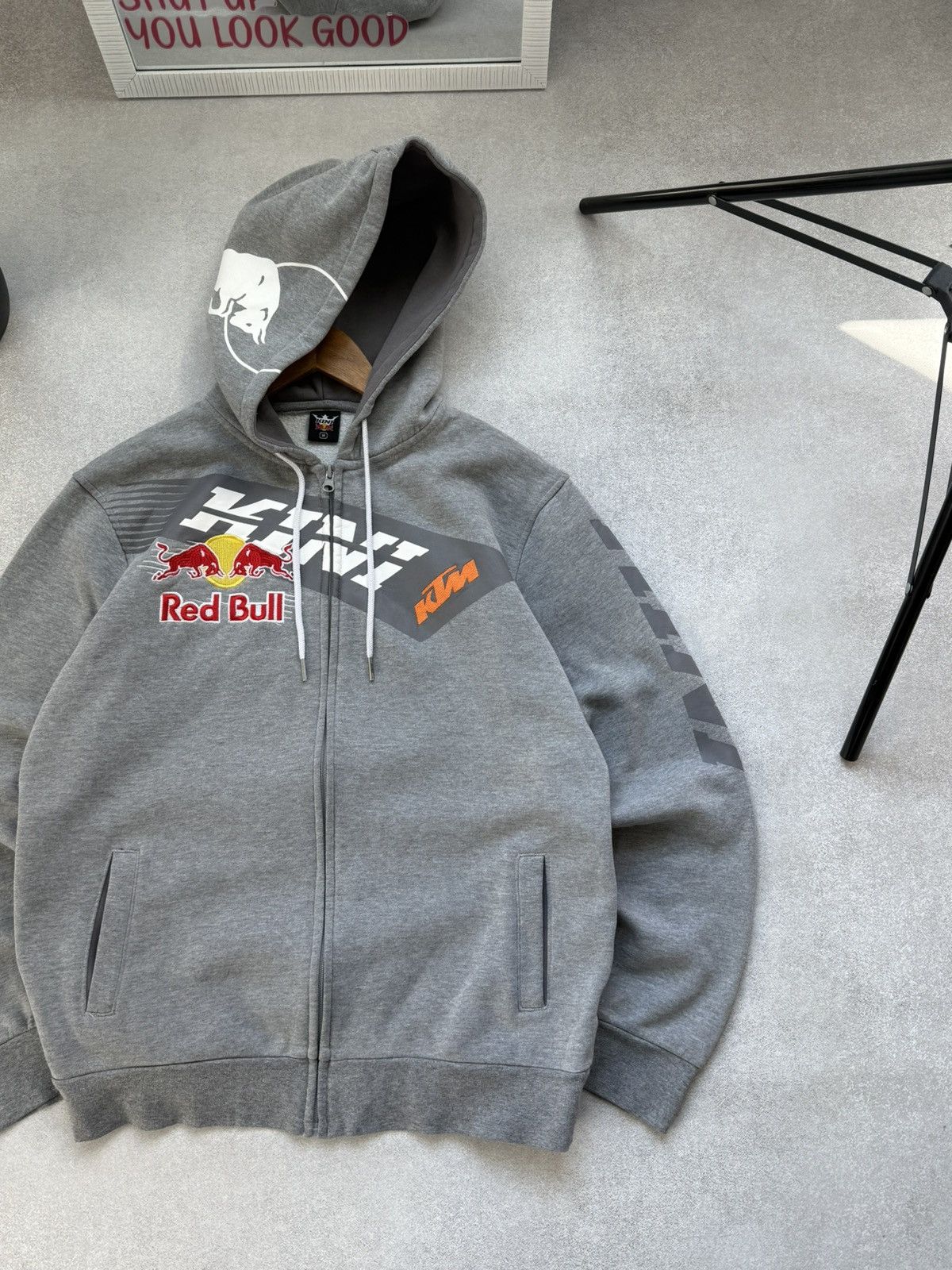 Red Bull RED BULL KING RACING KTM ZIP HOODIE MOTORRAD JACKET HOODED Size US M / EU 48-50 / 2 - 4 Thumbnail