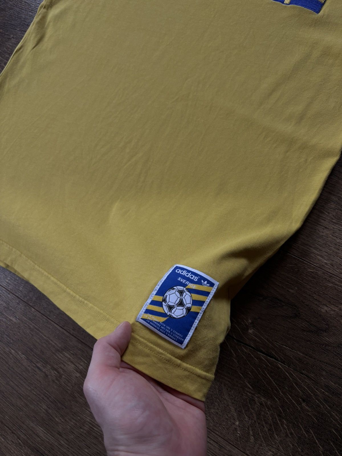 Adidas × Vintage Vintage Adidas Sweden World Cup Football Shirt Socer Mens Size US S / EU 44-46 / 1 - 4 Thumbnail
