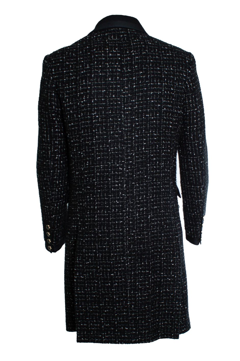 Amiri Amiri, Boucle long coat in black Size US M / EU 48-50 / 2 - 3 Thumbnail