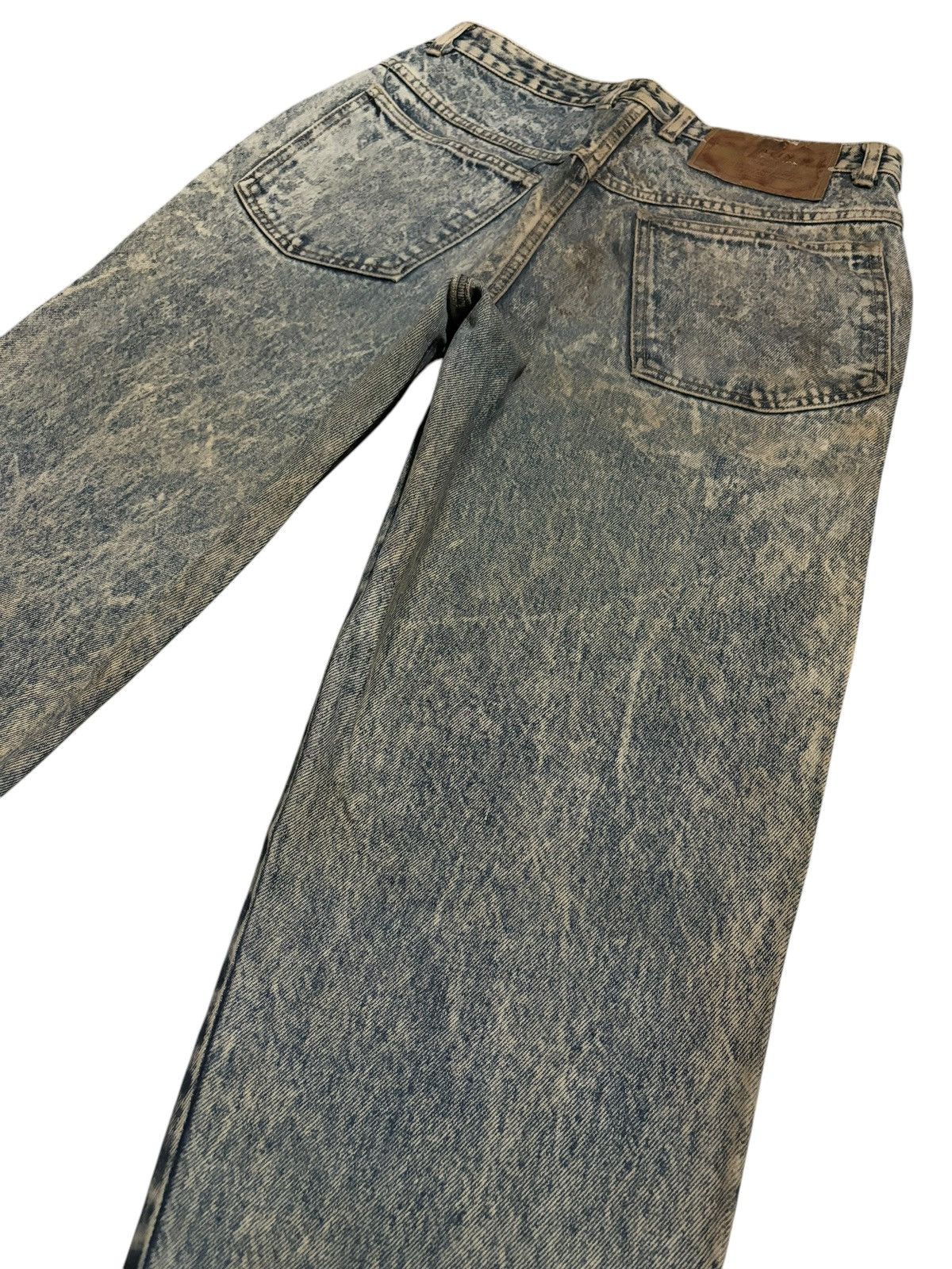 Edwin × Japanese Brand 90s Vintage Edwin Lot 1485 Acid Dirty Washed Jeans Size US 31 - 5 Thumbnail