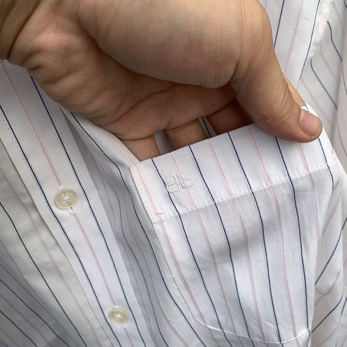 Balenciaga VINTAGE BALENCIAGA BUTTON UP SHIRTS Size US L / EU 52-54 / 3 - 4 Thumbnail