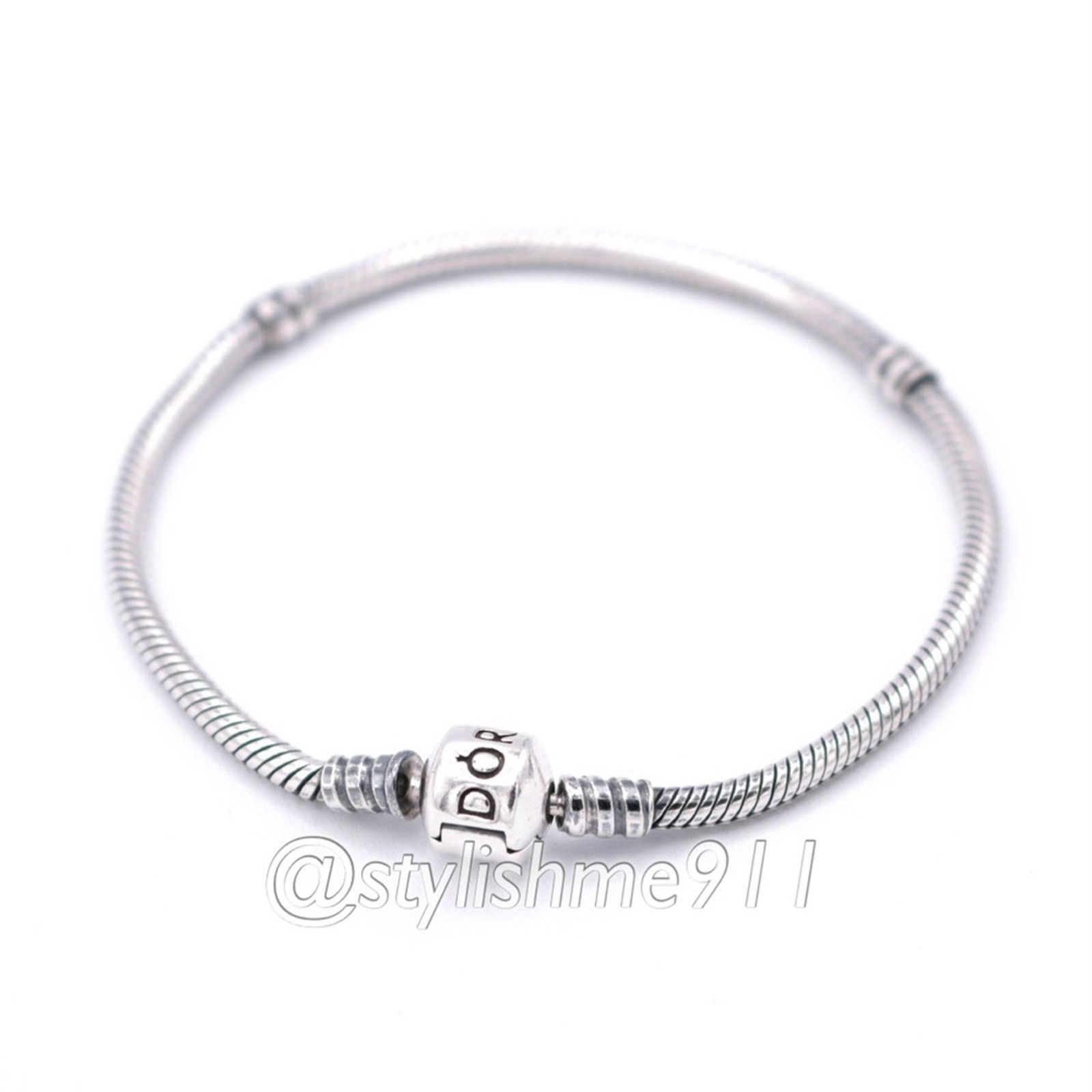 pandora Authentic PANDORA Moments Barrel Clasp Charm Bracelet Size ONE SIZE - 1 Thumbnail