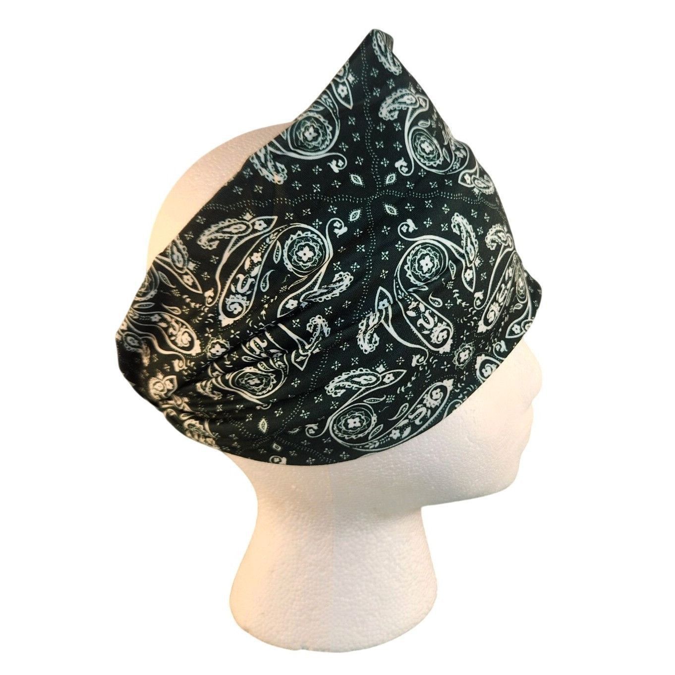 Other Green Paisley Knit Headwrap Hairband Soft Stretchy Headband Size ONE SIZE - 2 Thumbnail