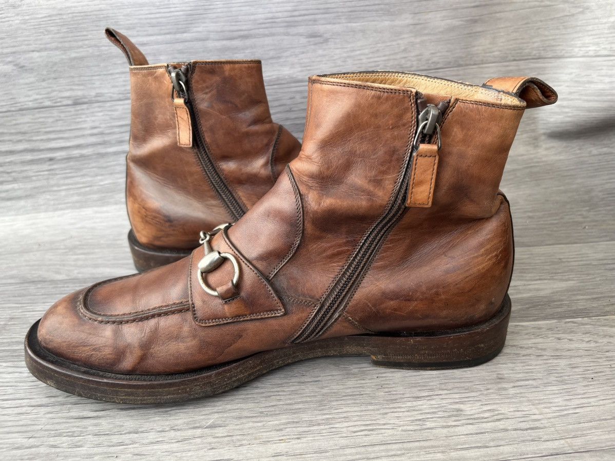 Gucci Gucci horsebit leather dress boots uk7 Size US 8 / EU 41 - 9 Thumbnail