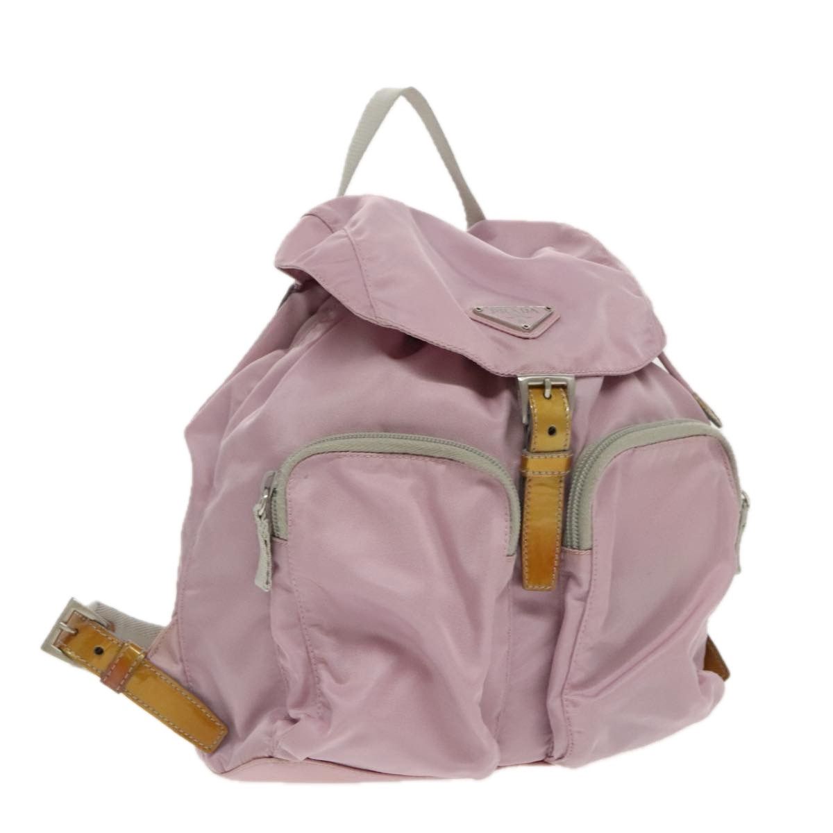 Pink prada backpack hot sale