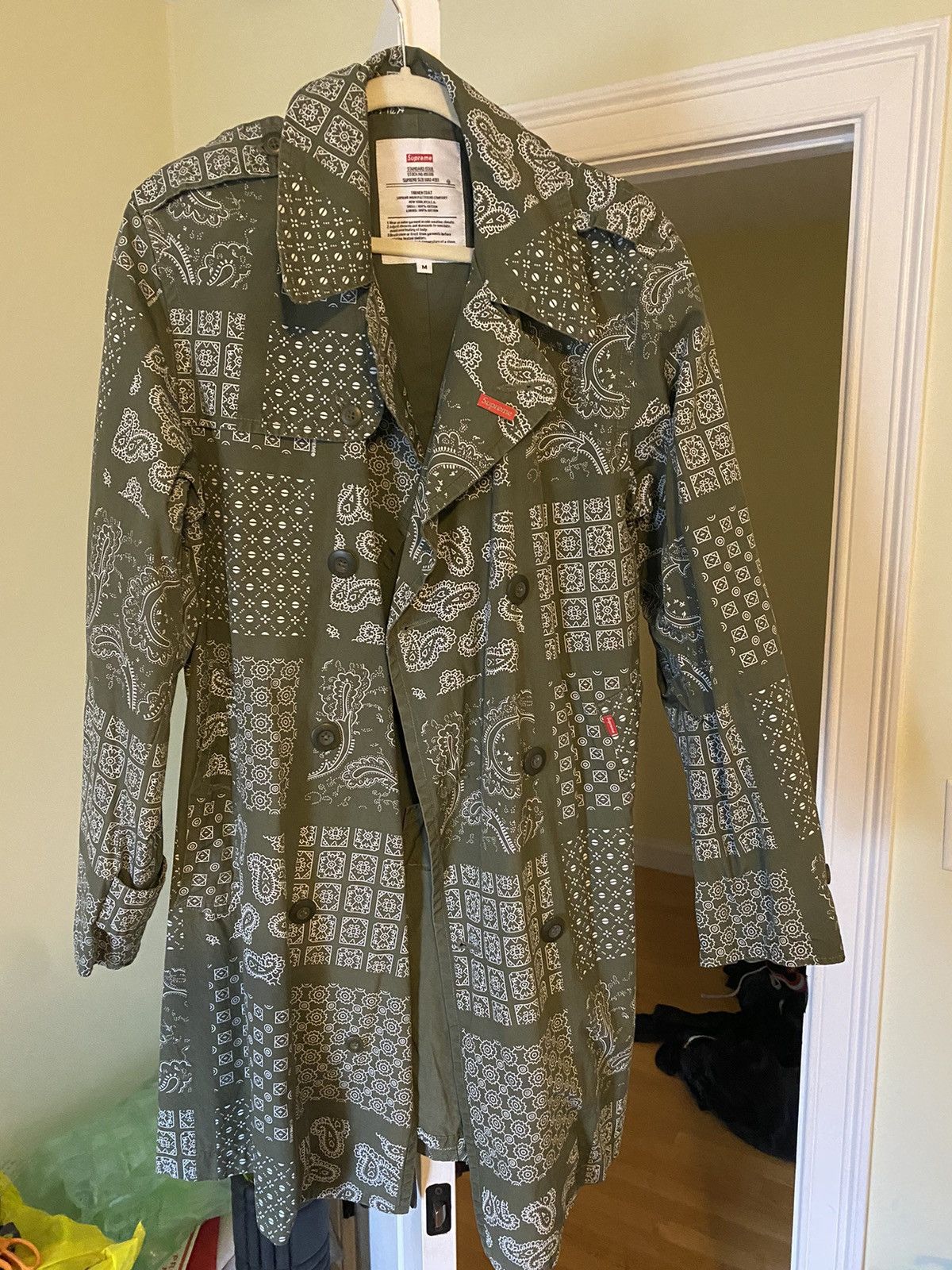 Supreme Supreme Military Trench Coat Paisley Size US M / EU 48-50 / 2 - 4 Thumbnail