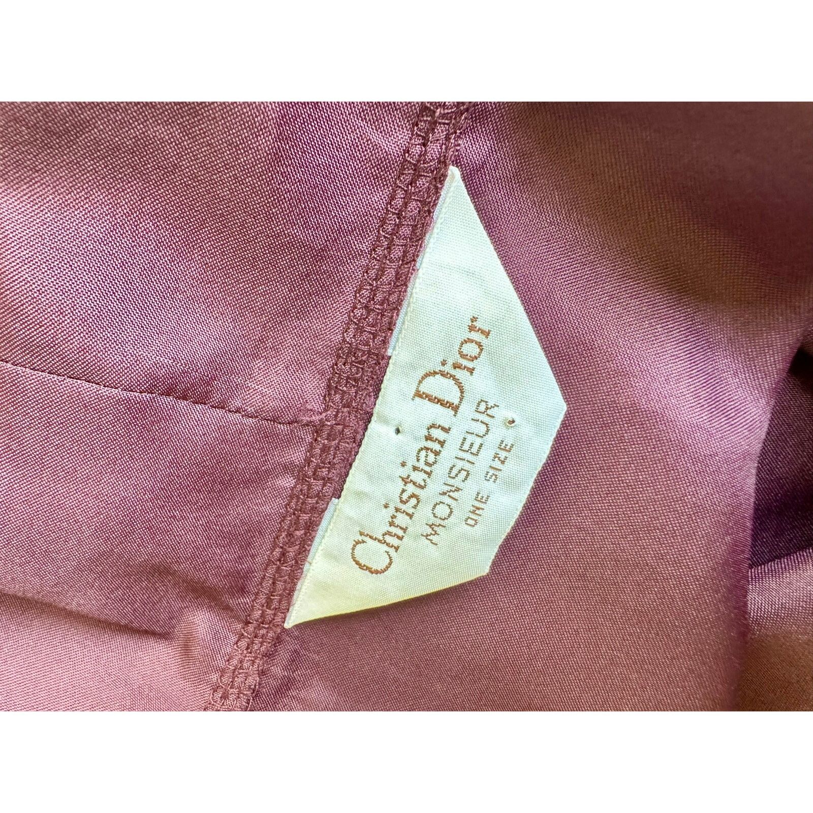 Dior Dior Stylish Purple Kimono Robe with Pockets Size ONE SIZE - 10 Thumbnail