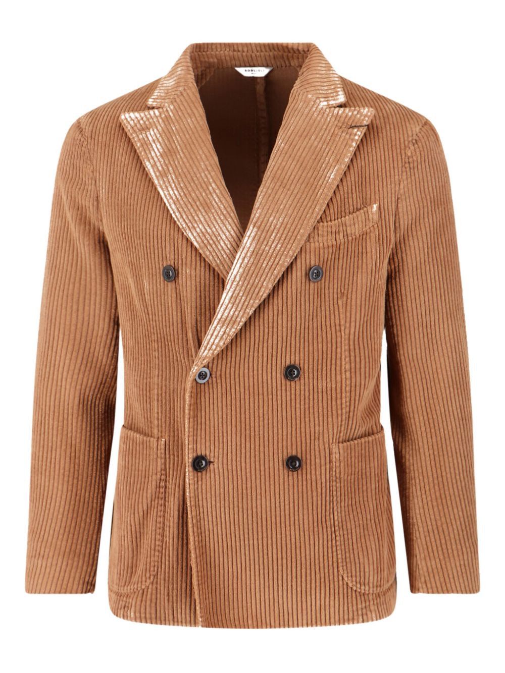Boglioli VELVET DOUBLE-BREASTED JACKET Size US XL / EU 56 / 4 - 1 Thumbnail