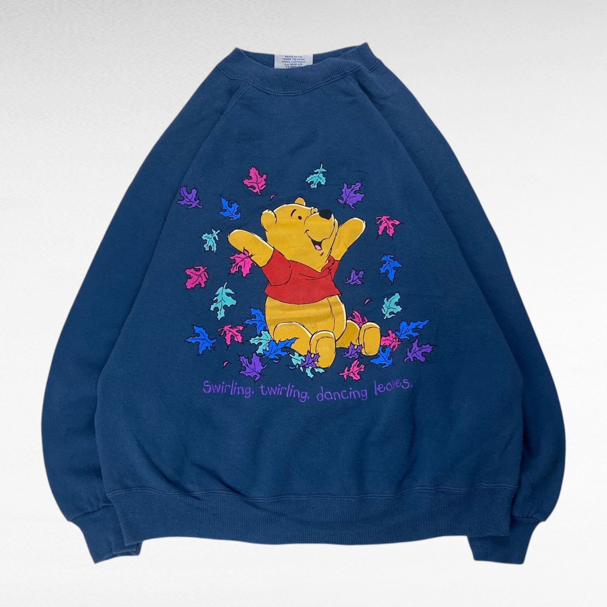 Vintage Pooh Sweatshirt Blue Size M Size US M / EU 48-50 / 2 - 1 Thumbnail
