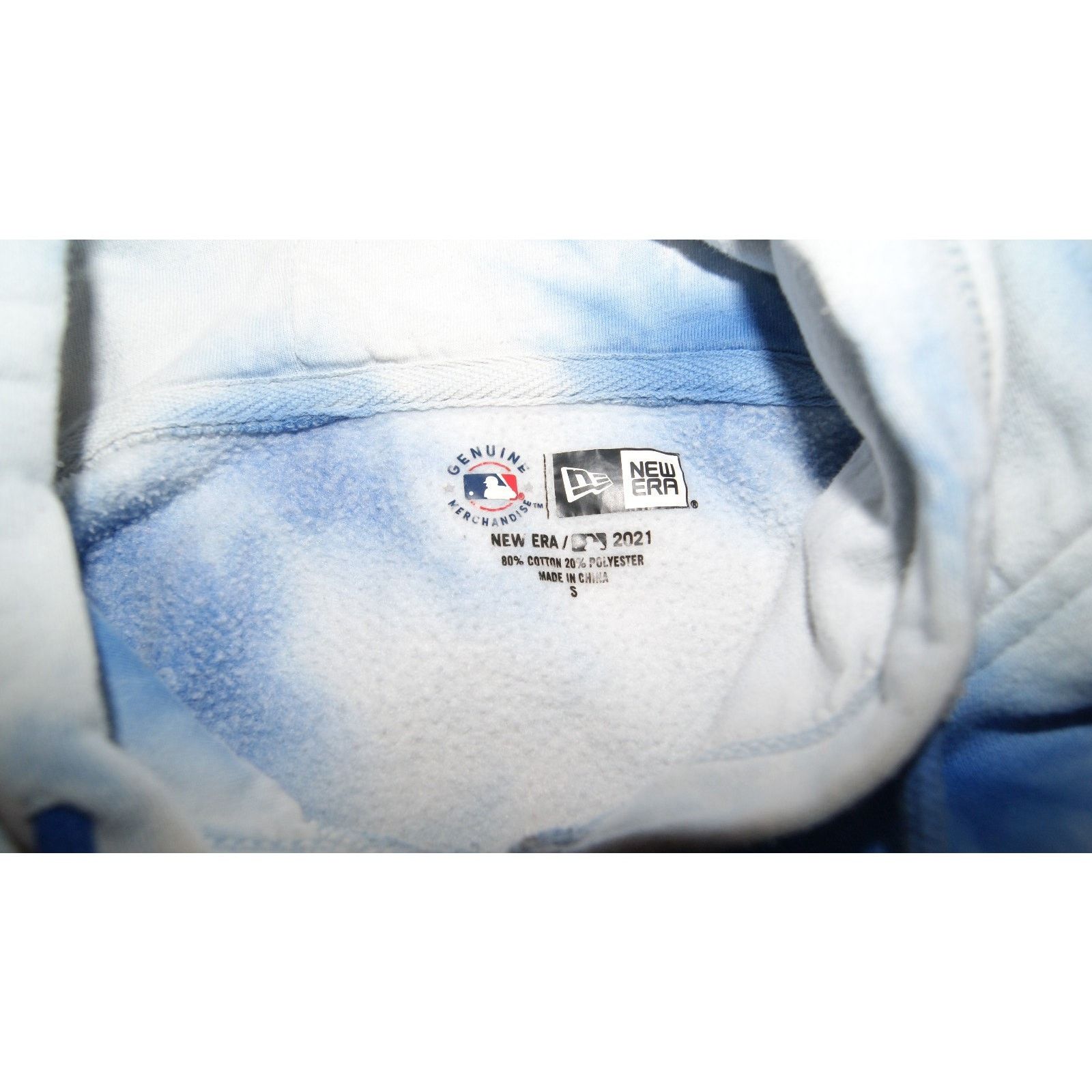 New Era Chicago Cubs New Era Blue White Tie Dye S Hoodie Sweatshirt Size US S / EU 44-46 / 1 - 4 Thumbnail