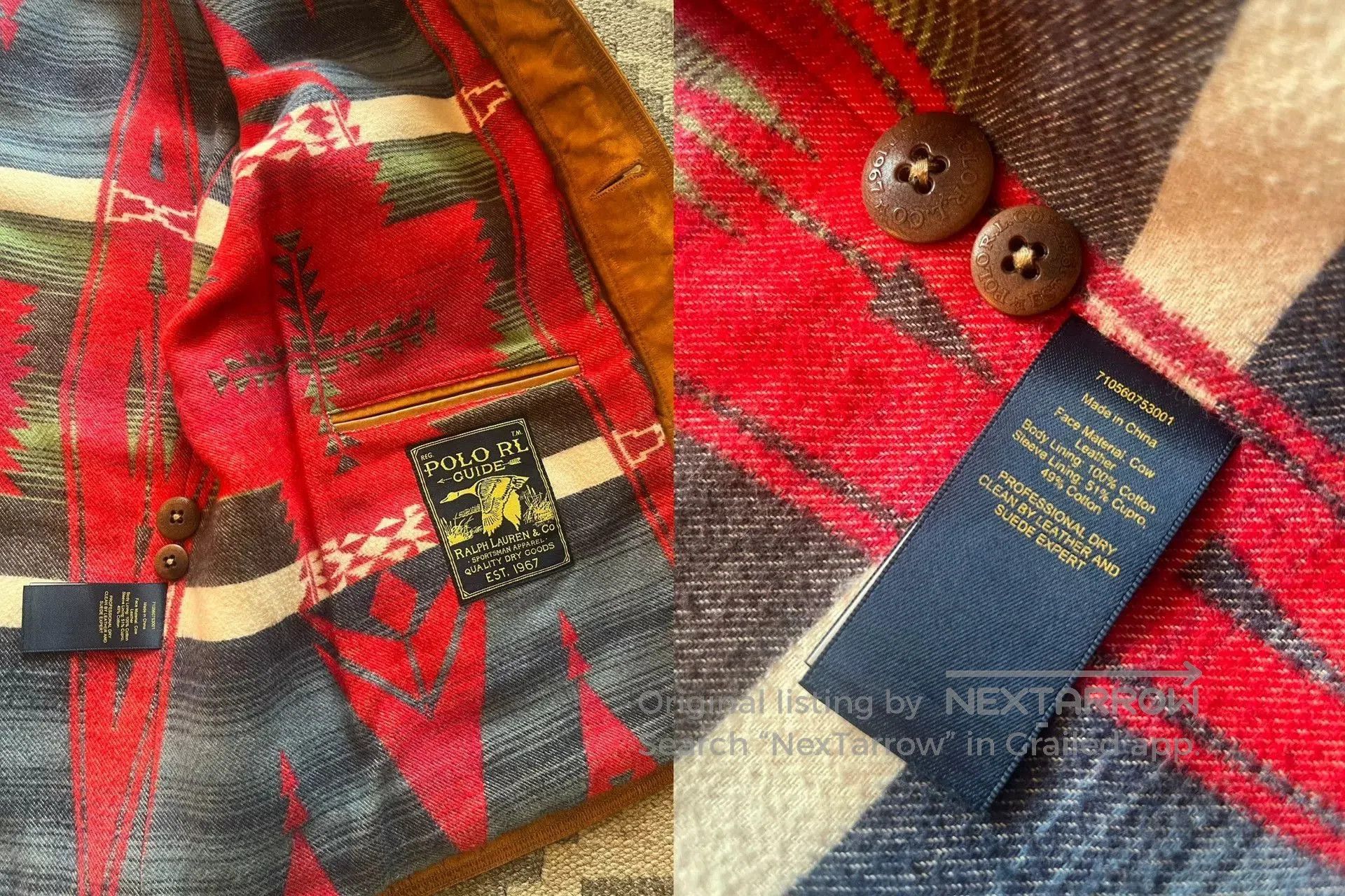 RRL Ralph Lauren Ralph Lauren RRL Leather Safari Vest. Size US M / EU 48-50 / 2 - 7 Thumbnail