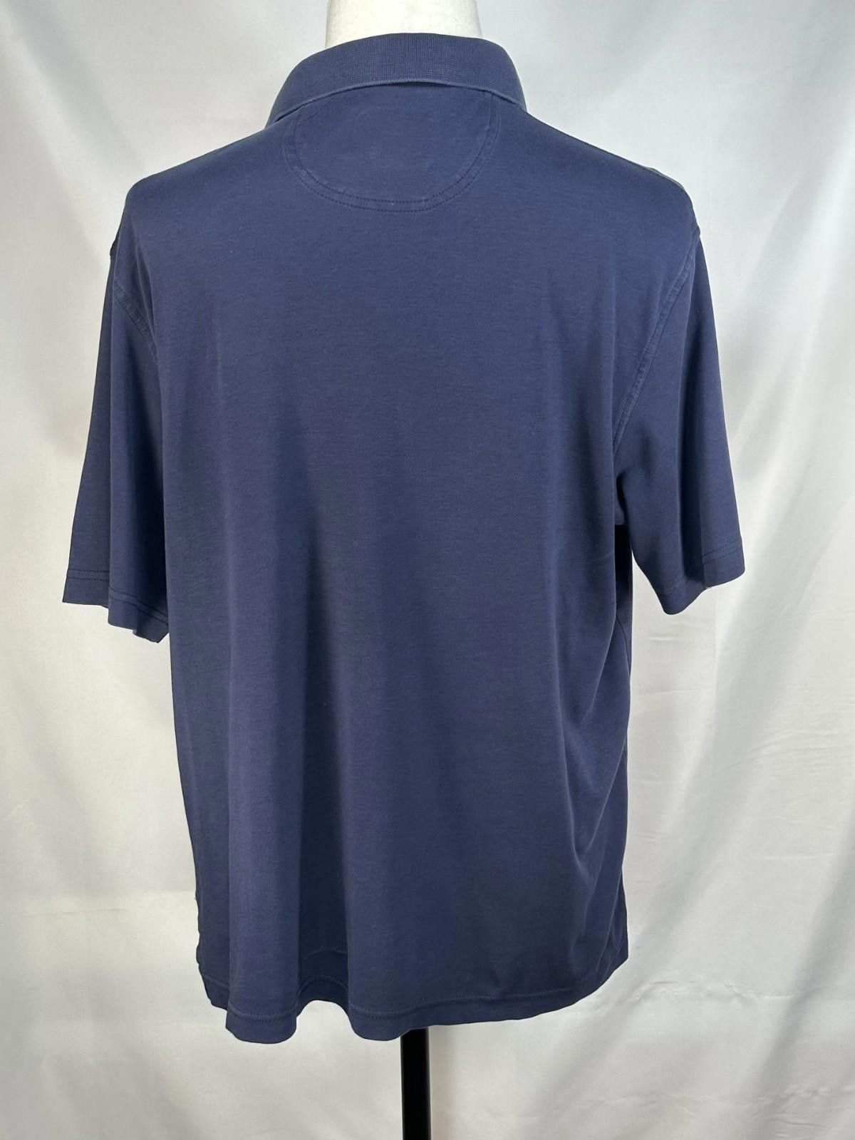Jos. A. Bank Jos A Bank 1/4 Button Reserve Traditional Polo Blue Mens L Size US L / EU 52-54 / 3 - 2 Thumbnail