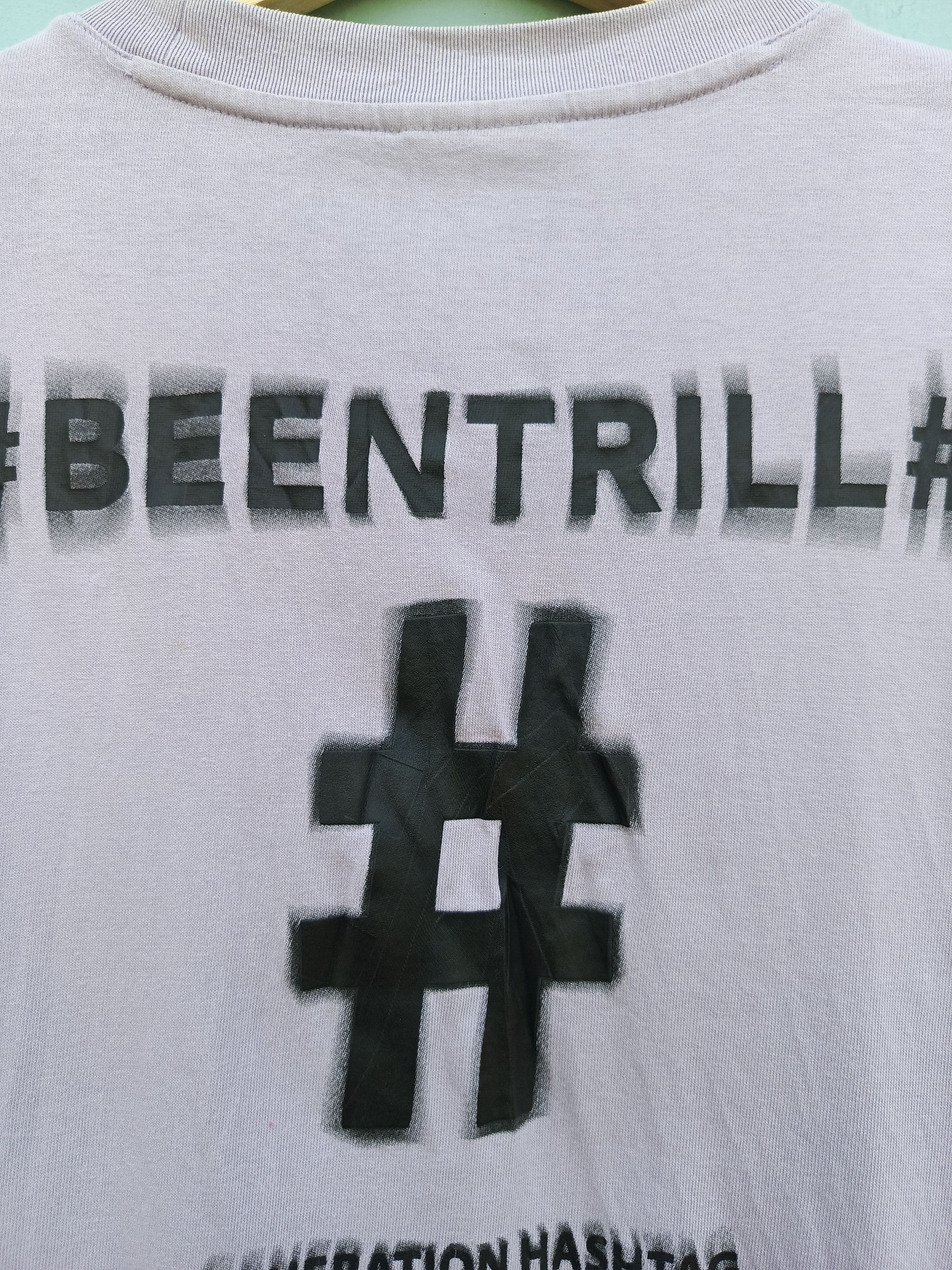 [BEENTRILL]★NEW HASHTAG LONG T-SHIRT Beentrill generation hashtag true real long sleeve t-shirts