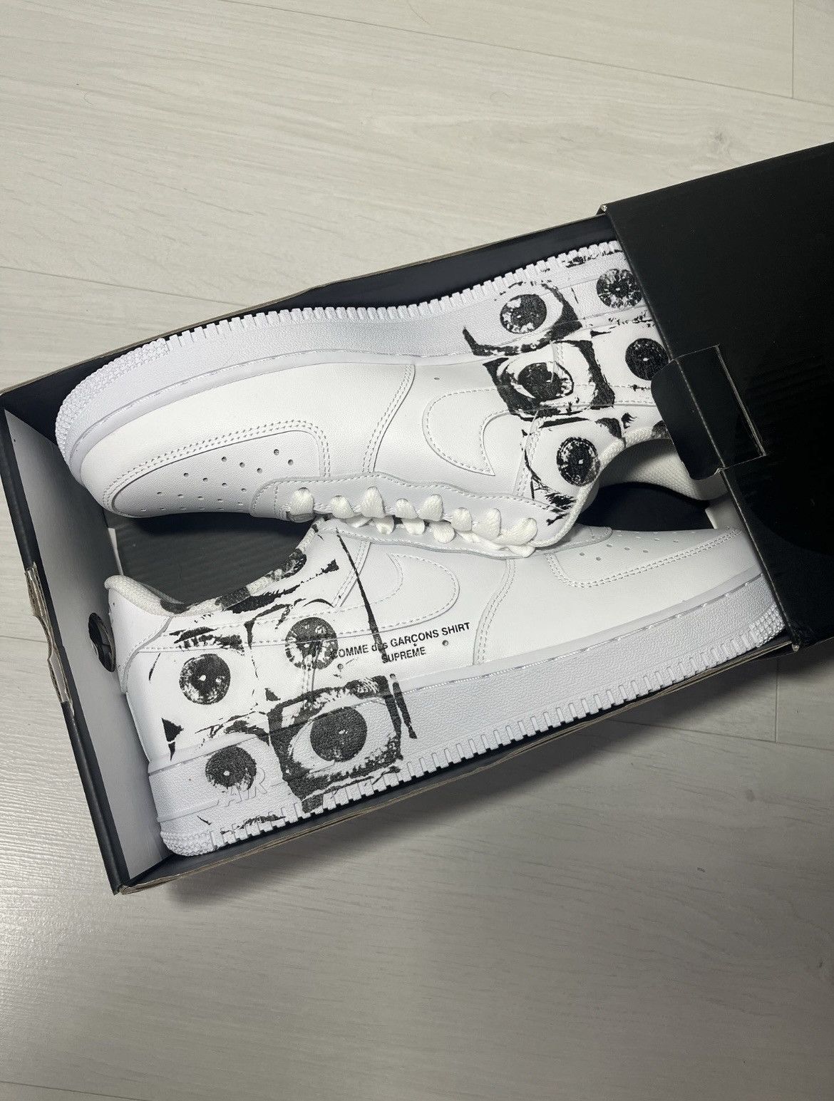 Comme des Garcons × Nike × Supreme Nike Air Force x Supreme x CDG Size US 8 / EU 41 - 1 Thumbnail