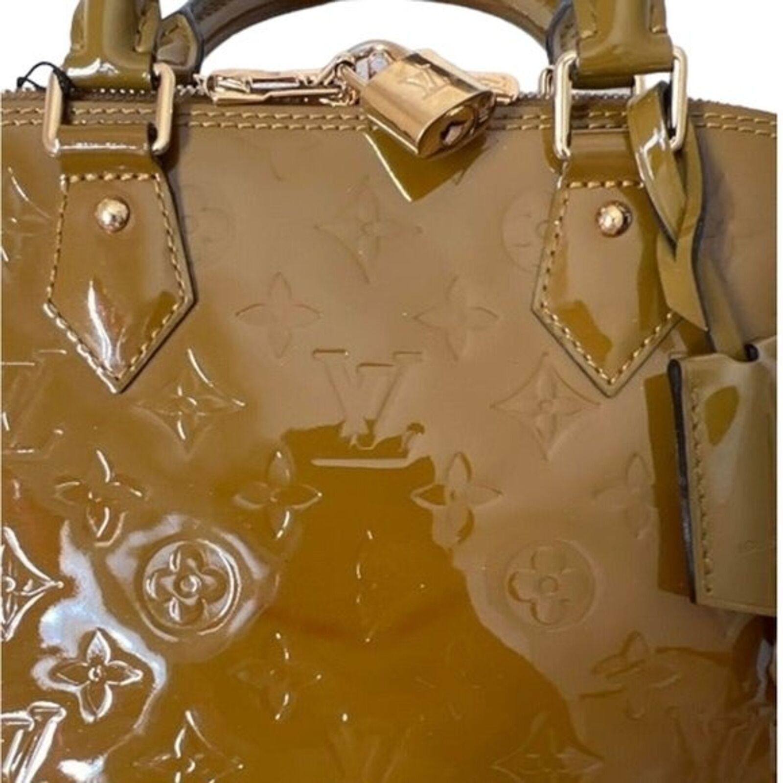 Louis Vuitton LOUIS VUITTON Patent Leather Monogram Vernis Alma PM Size ONE SIZE - 11 Thumbnail